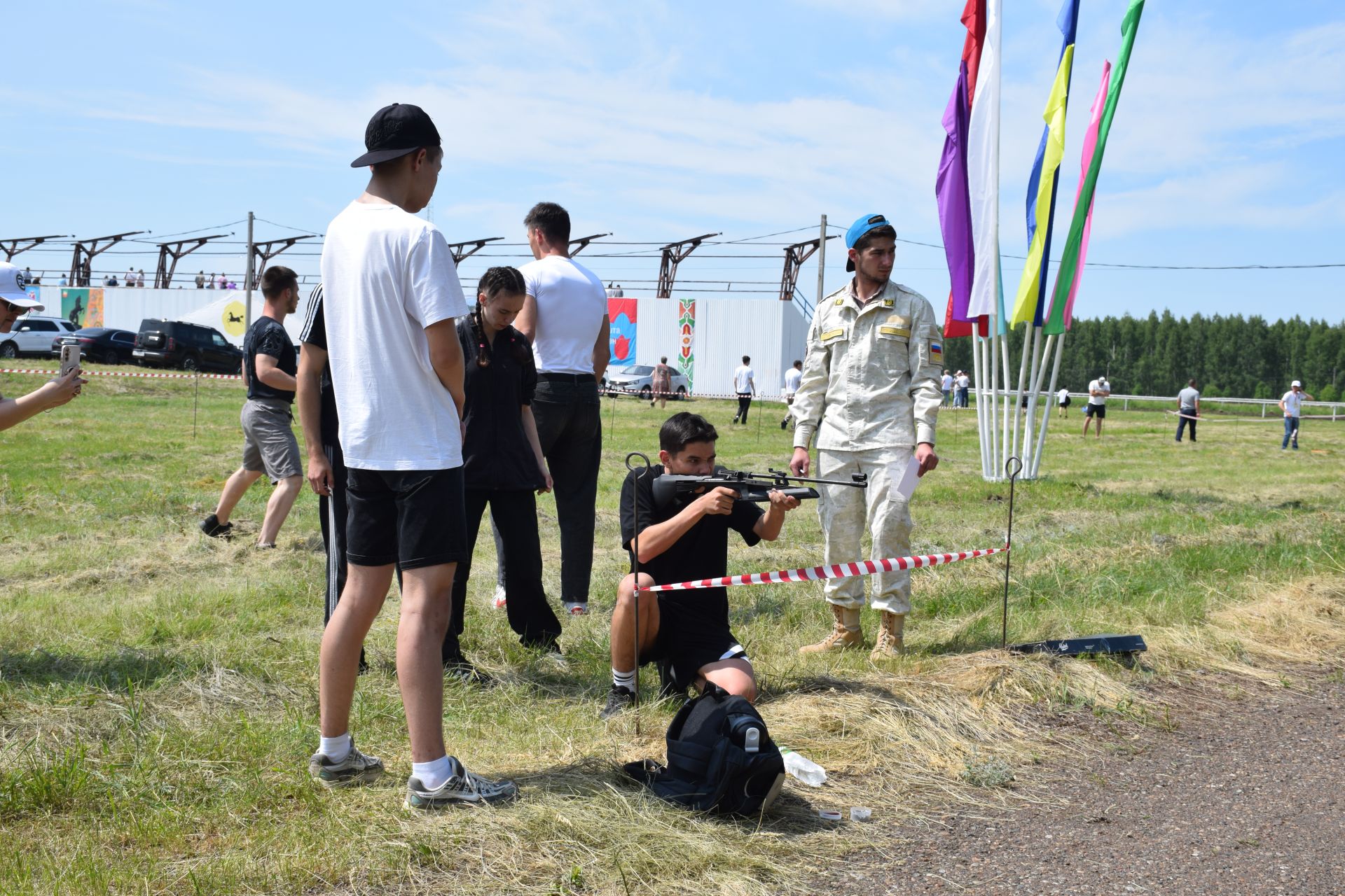 «Тропа мужества» и трофеи СВО: патриотическая площадка фонда «Все для Победы Нурлат» стала центром притяжения на Сабантуе