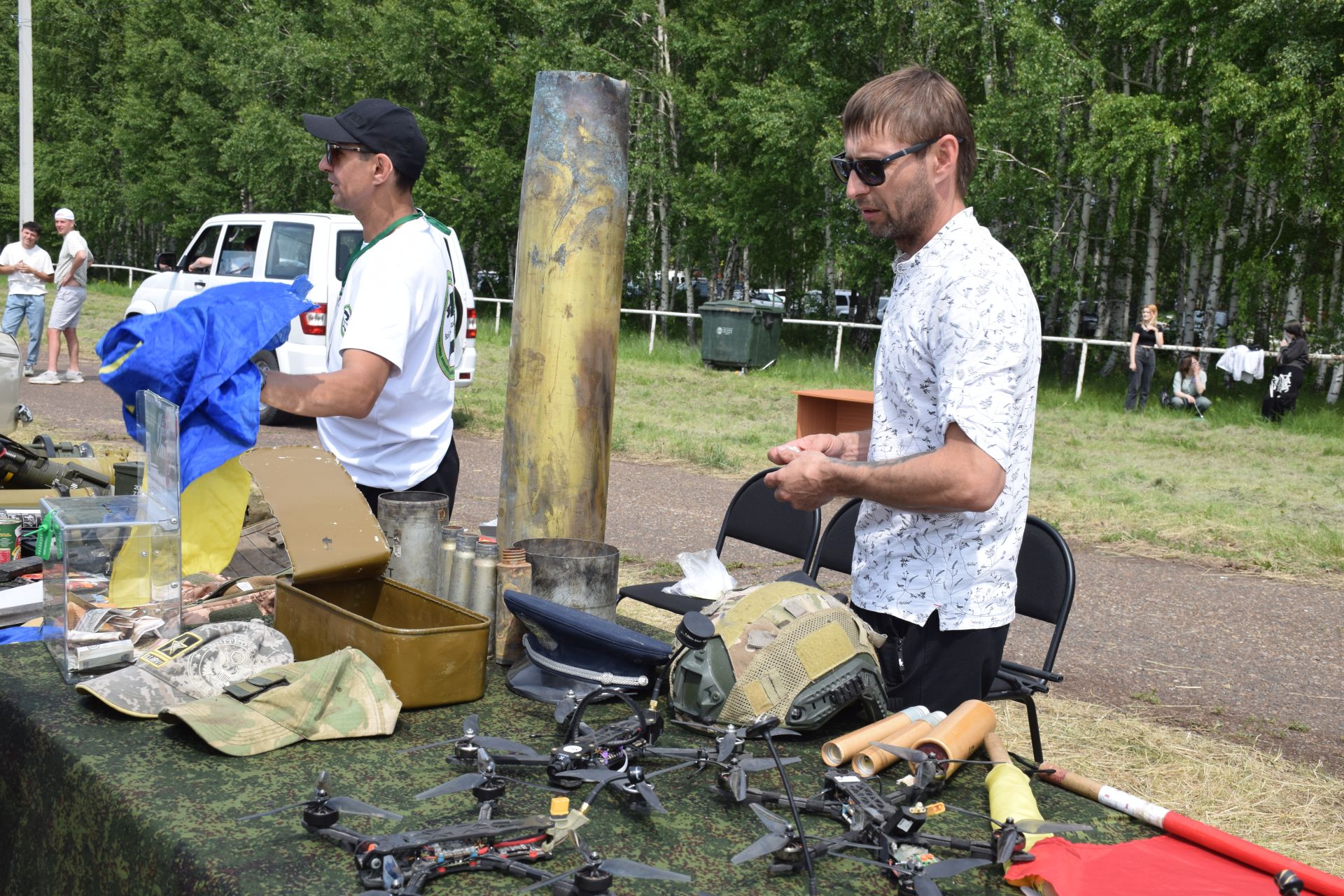 «Тропа мужества» и трофеи СВО: патриотическая площадка фонда «Все для Победы Нурлат» стала центром притяжения на Сабантуе