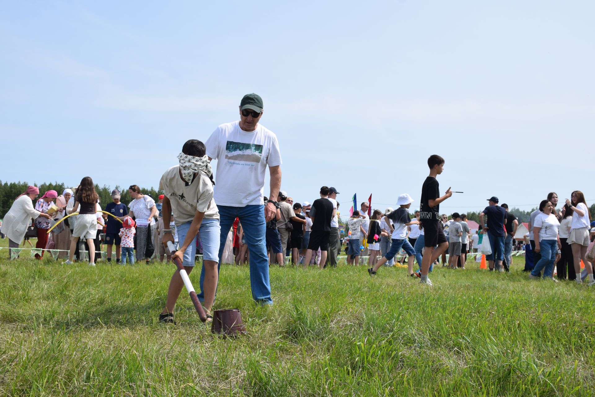 Захит Зядитов из Нового Иглайкина покорил 12-метровый шест на Сабантуе в Нурлате