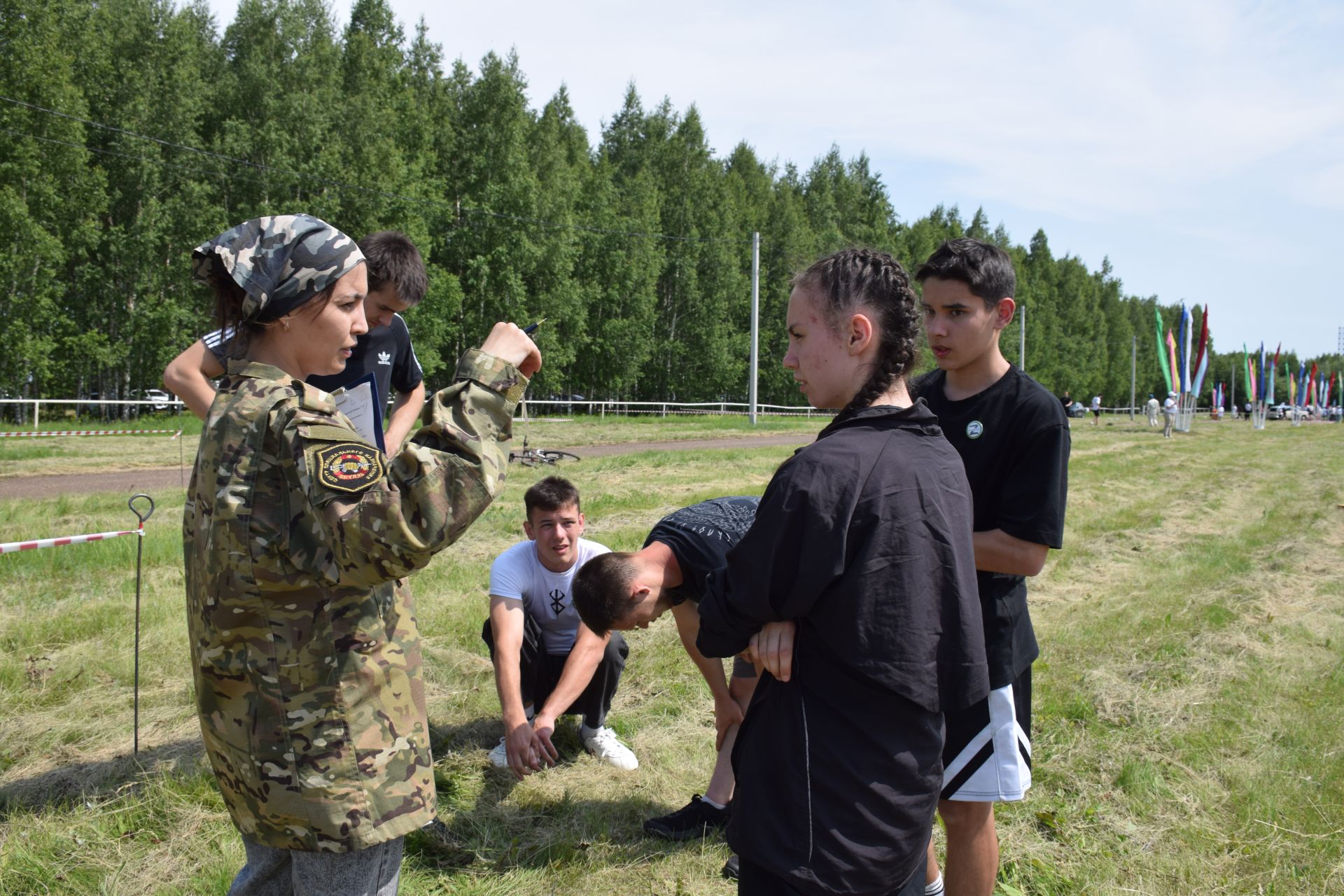 «Тропа мужества» и трофеи СВО: патриотическая площадка фонда «Все для Победы Нурлат» стала центром притяжения на Сабантуе