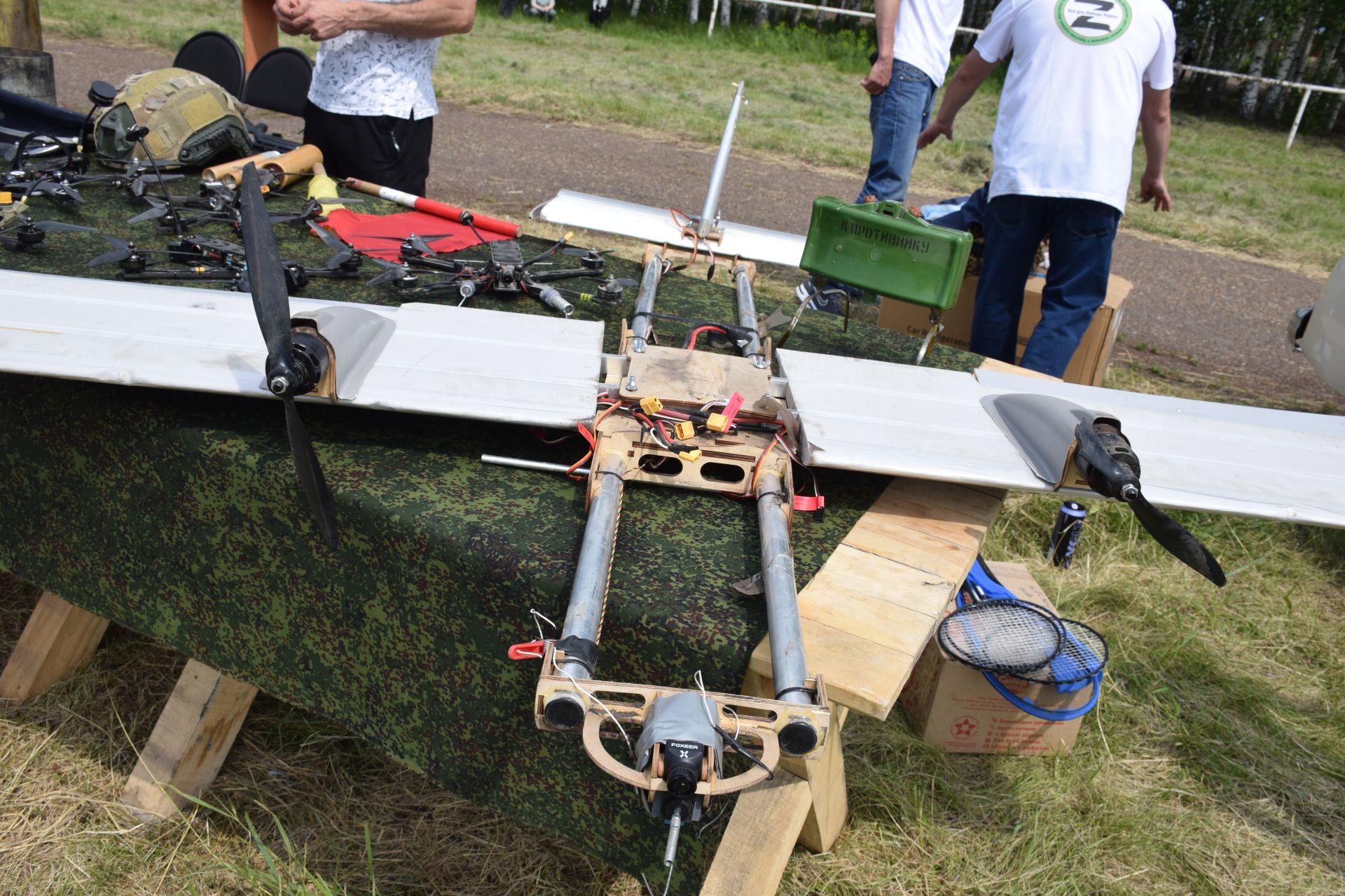 «Тропа мужества» и трофеи СВО: патриотическая площадка фонда «Все для Победы Нурлат» стала центром притяжения на Сабантуе