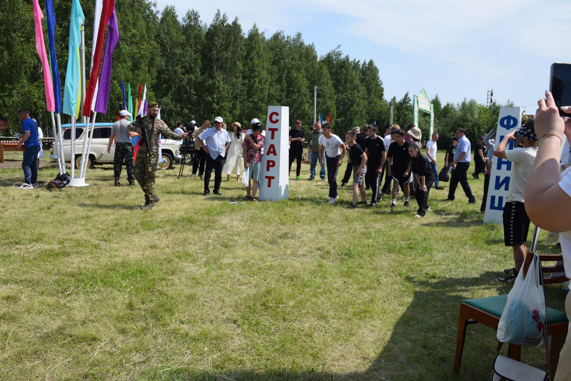 «Тропа мужества» и трофеи СВО: патриотическая площадка фонда «Все для Победы Нурлат» стала центром притяжения на Сабантуе