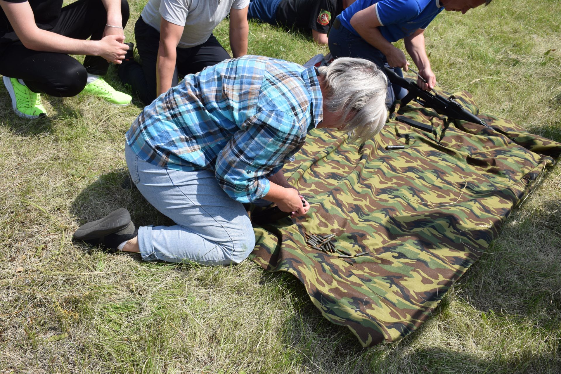 «Тропа мужества» и трофеи СВО: патриотическая площадка фонда «Все для Победы Нурлат» стала центром притяжения на Сабантуе