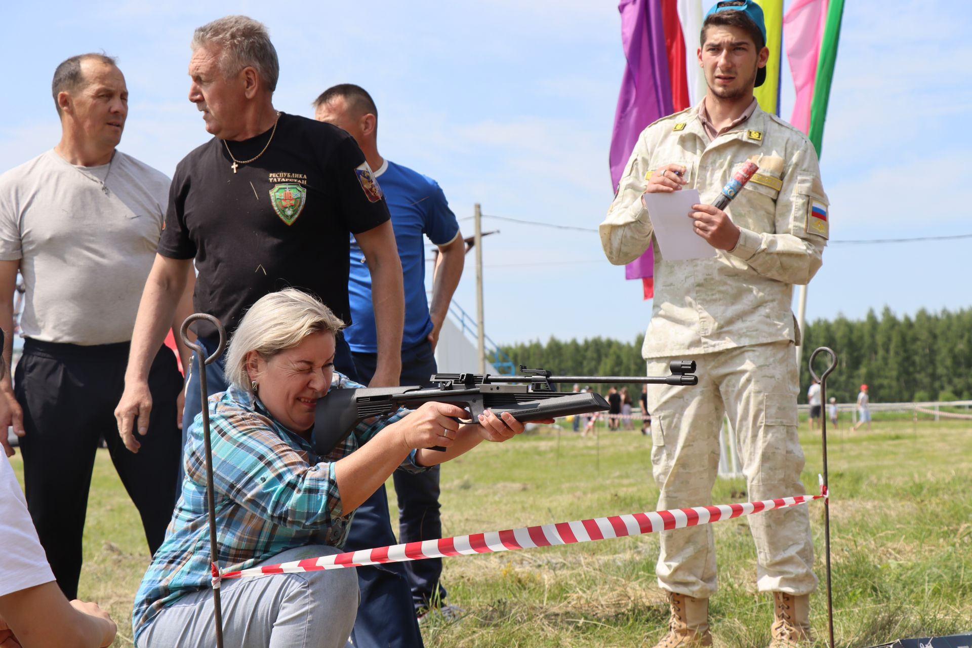 «Тропа мужества» и трофеи СВО: патриотическая площадка фонда «Все для Победы Нурлат» стала центром притяжения на Сабантуе