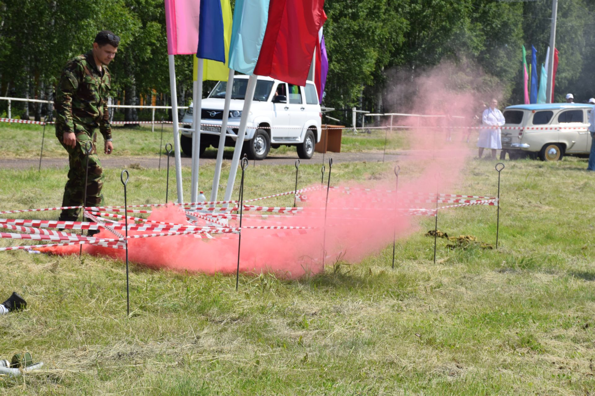 «Тропа мужества» и трофеи СВО: патриотическая площадка фонда «Все для Победы Нурлат» стала центром притяжения на Сабантуе