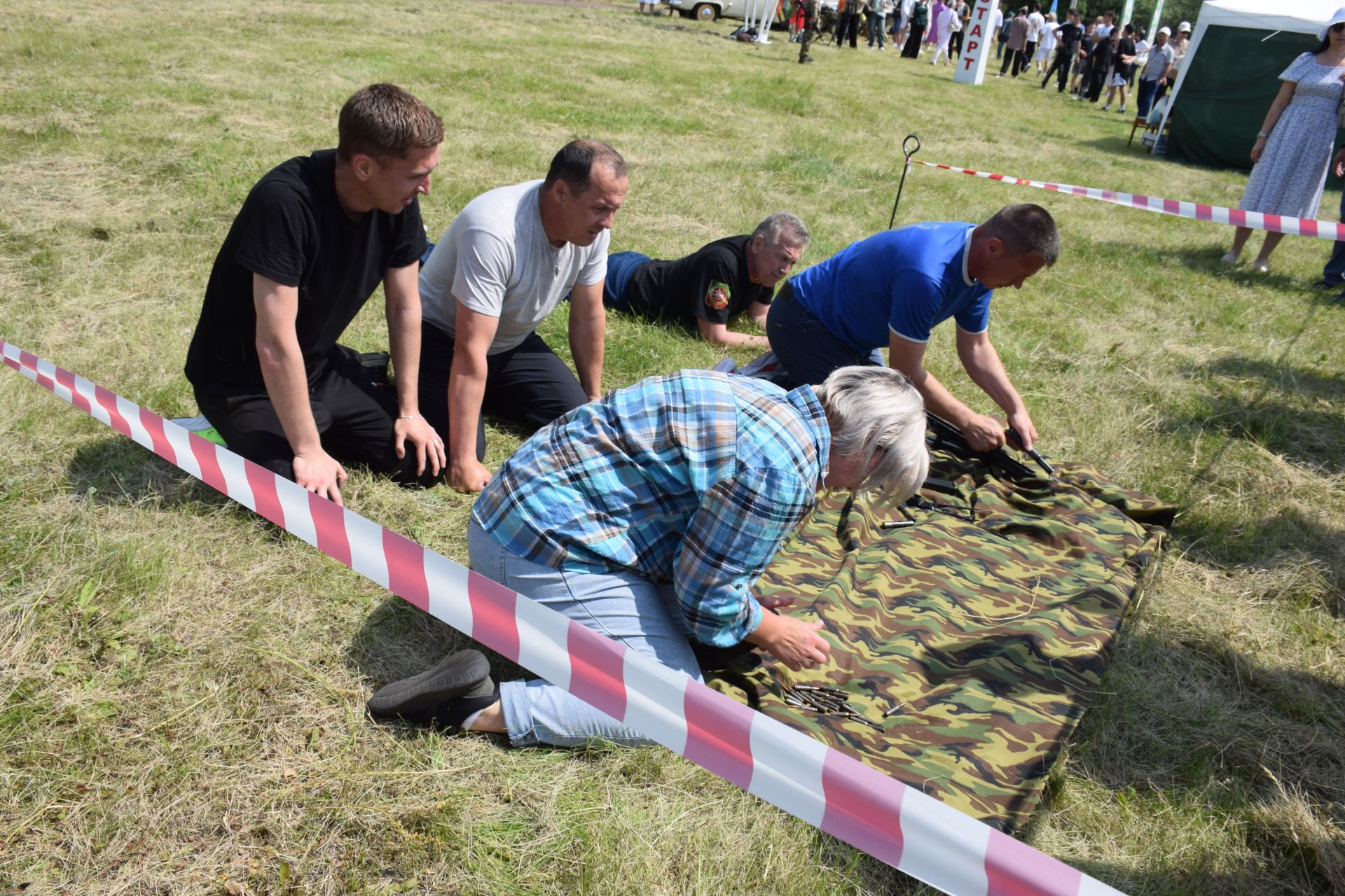 «Тропа мужества» и трофеи СВО: патриотическая площадка фонда «Все для Победы Нурлат» стала центром притяжения на Сабантуе