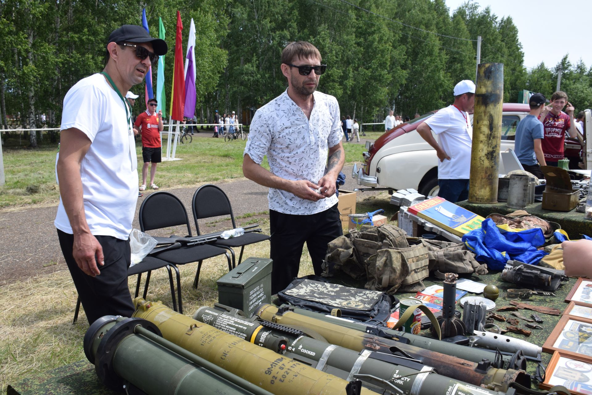 «Тропа мужества» и трофеи СВО: патриотическая площадка фонда «Все для Победы Нурлат» стала центром притяжения на Сабантуе