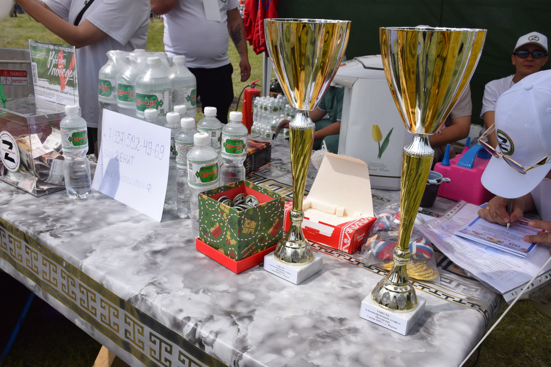 «Тропа мужества» и трофеи СВО: патриотическая площадка фонда «Все для Победы Нурлат» стала центром притяжения на Сабантуе