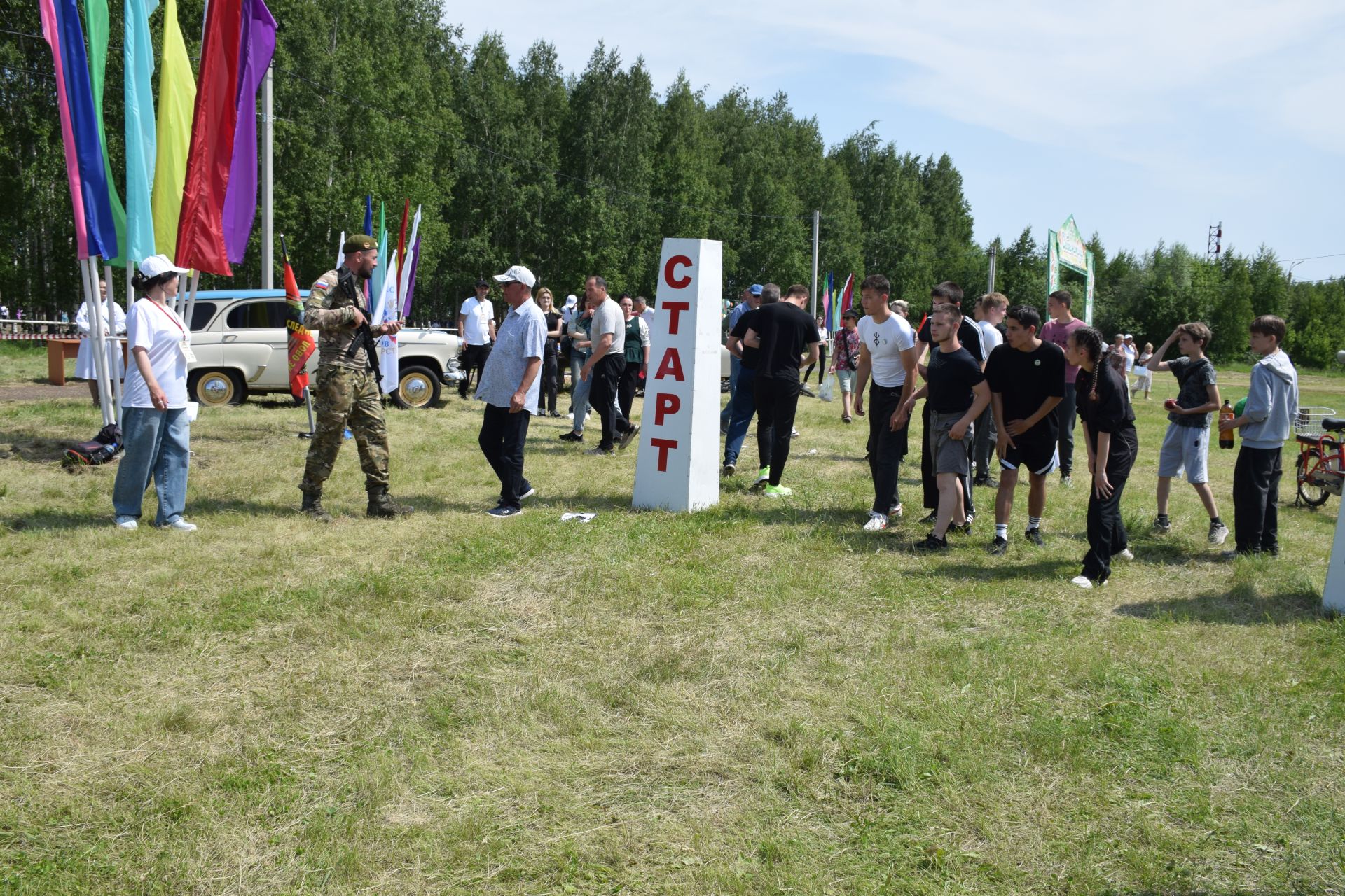 «Тропа мужества» и трофеи СВО: патриотическая площадка фонда «Все для Победы Нурлат» стала центром притяжения на Сабантуе