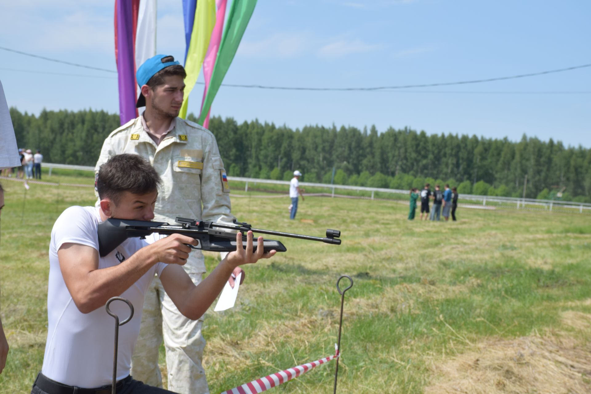 «Тропа мужества» и трофеи СВО: патриотическая площадка фонда «Все для Победы Нурлат» стала центром притяжения на Сабантуе