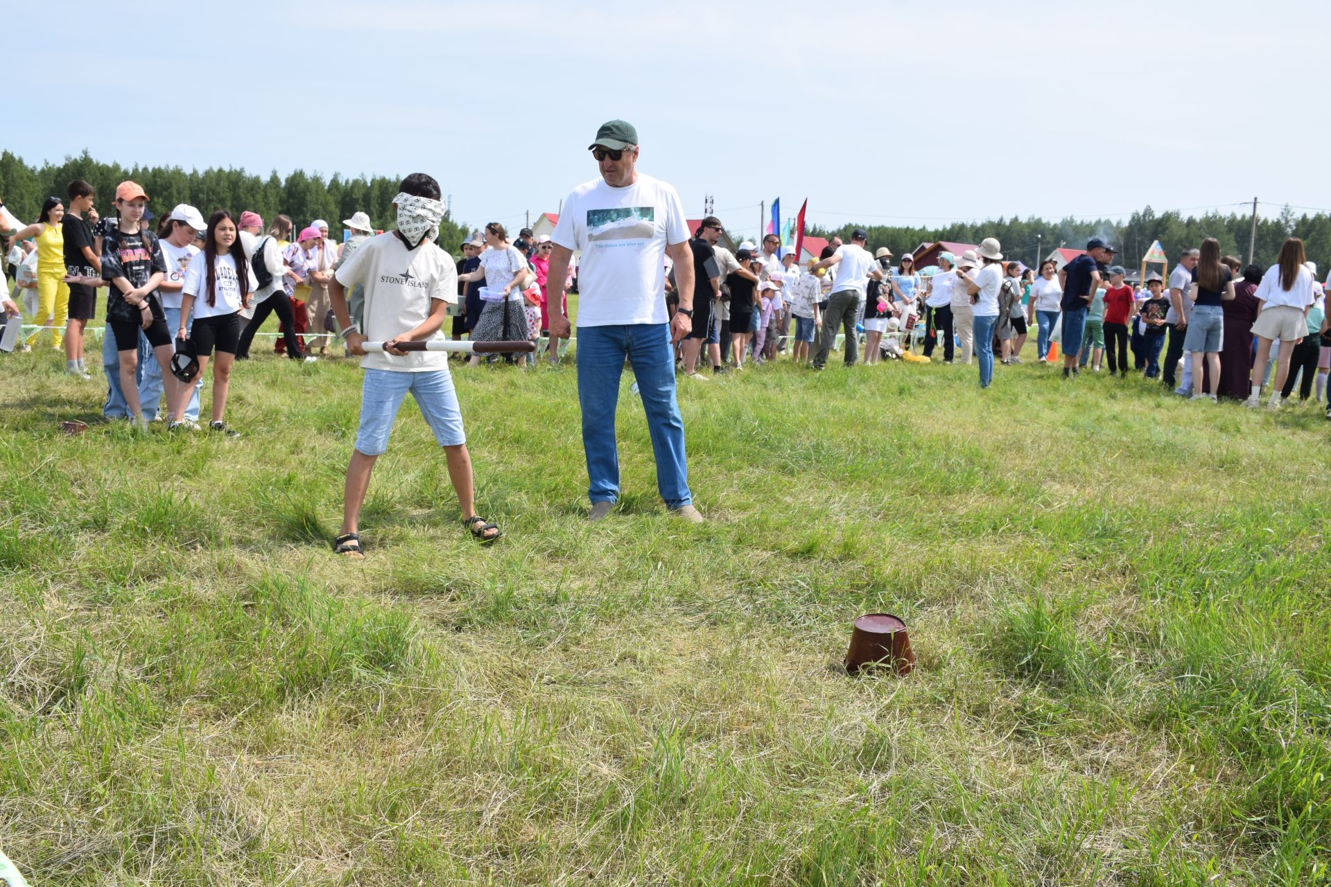 Захит Зядитов из Нового Иглайкина покорил 12-метровый шест на Сабантуе в Нурлате