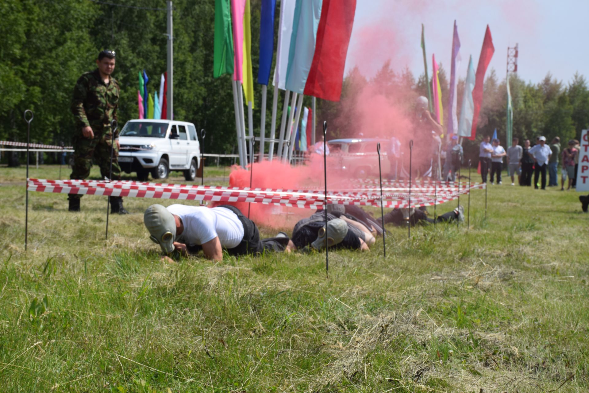 «Тропа мужества» и трофеи СВО: патриотическая площадка фонда «Все для Победы Нурлат» стала центром притяжения на Сабантуе