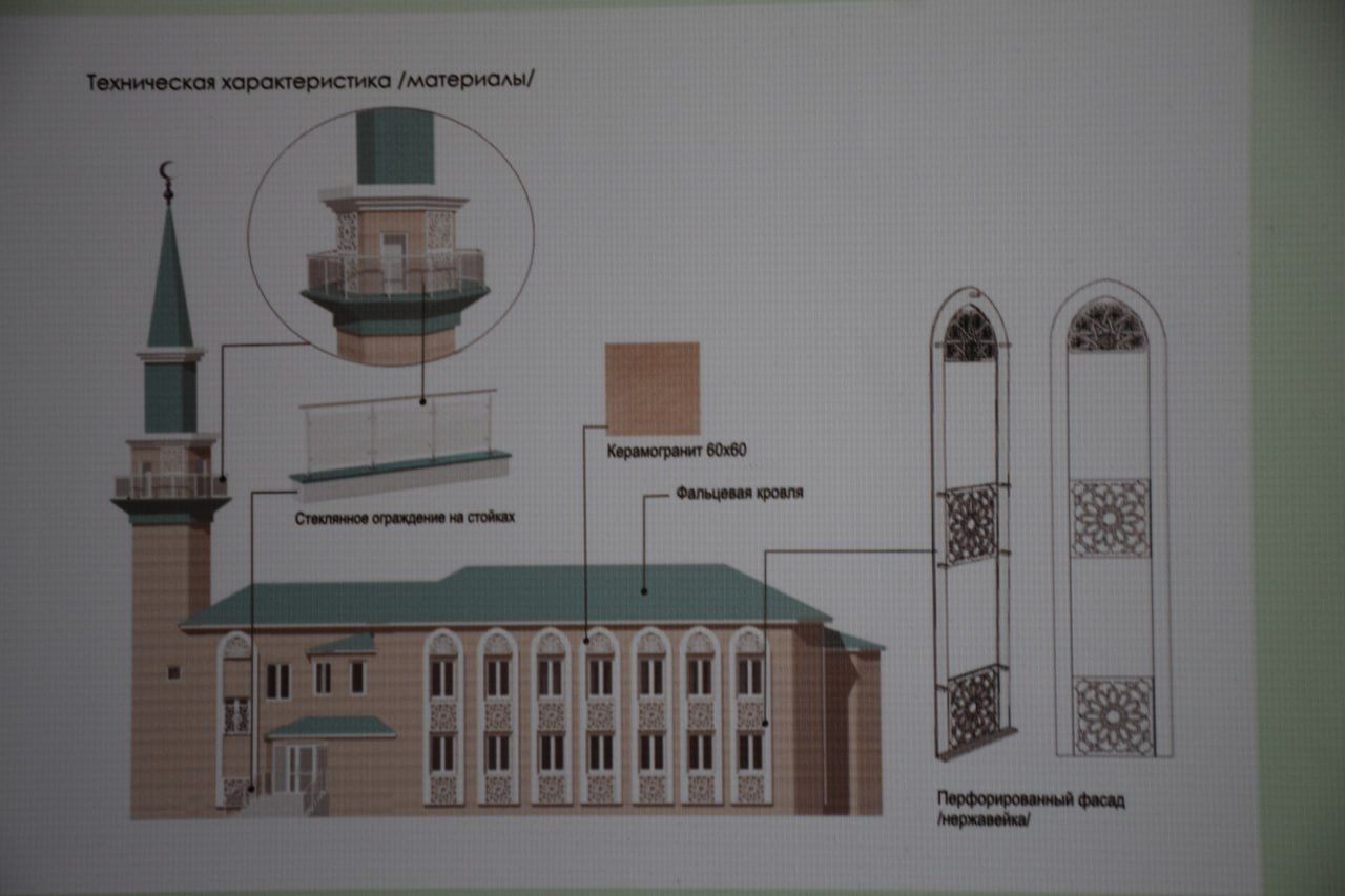 В центральной мечети с 30-летней историей начался капитальный ремонт