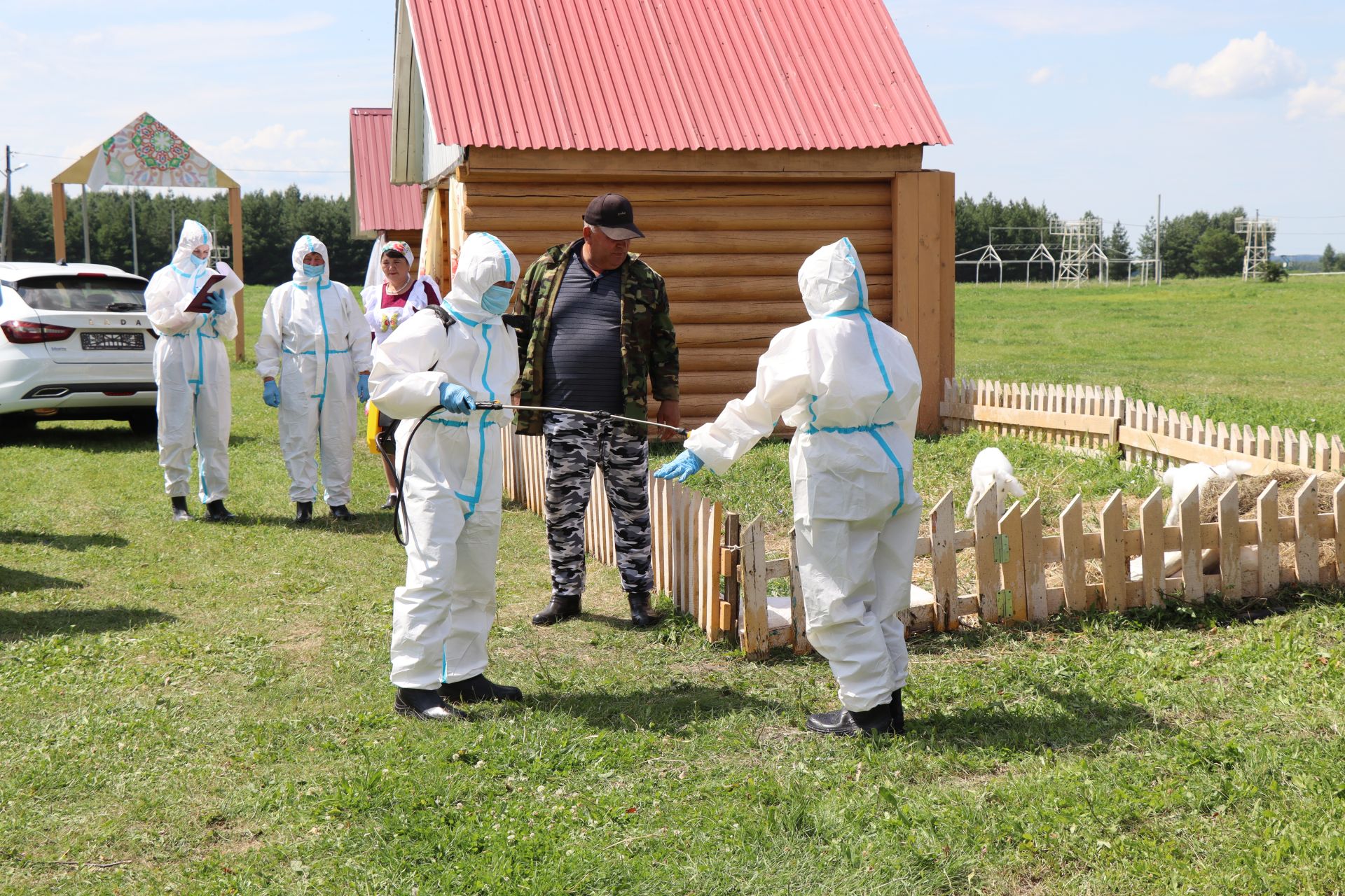В Нурлате прошли Межрегиональные командно-штабные учения по ликвидации очага чумы мелких жвачных животных