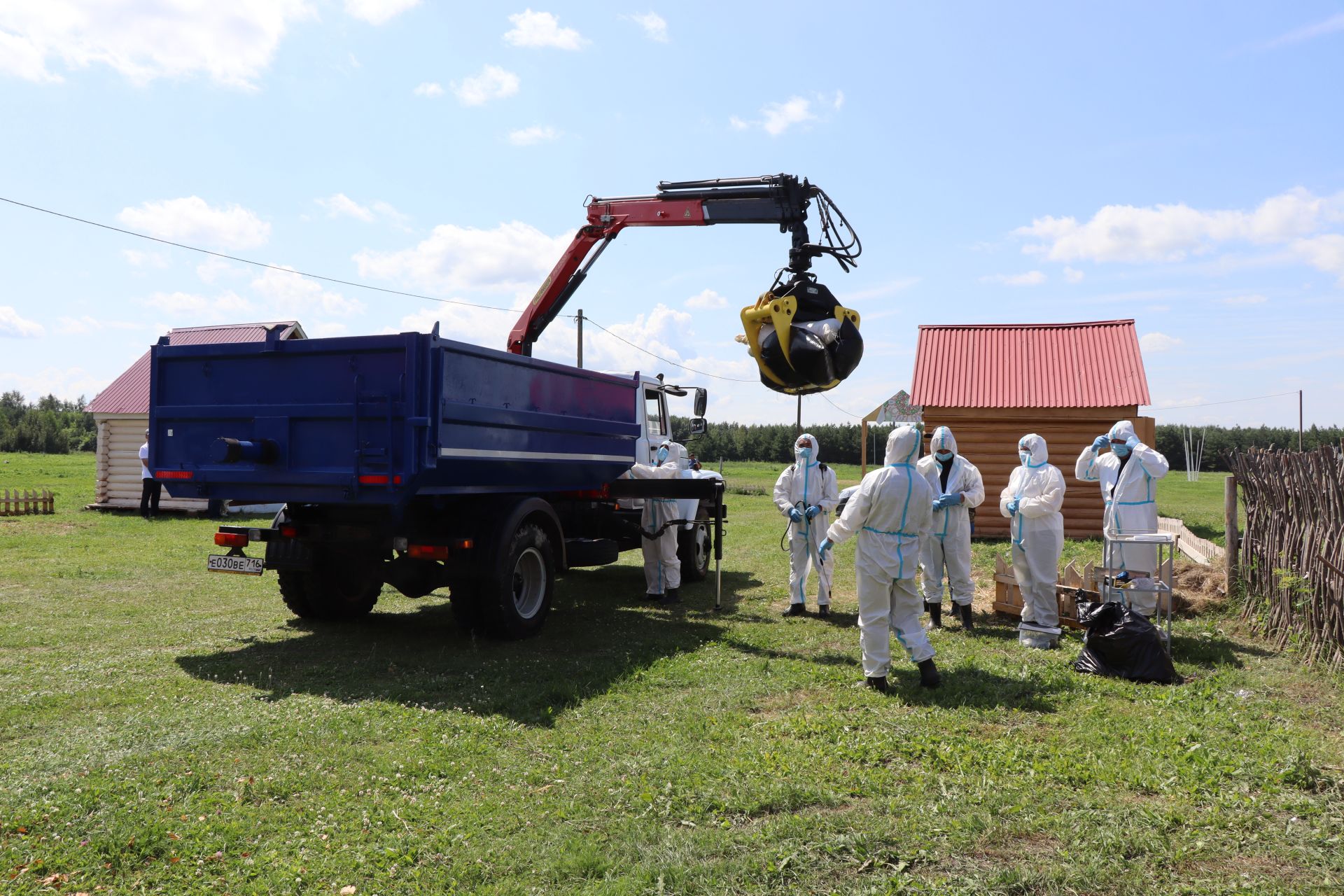 В Нурлате прошли Межрегиональные командно-штабные учения по ликвидации очага чумы мелких жвачных животных