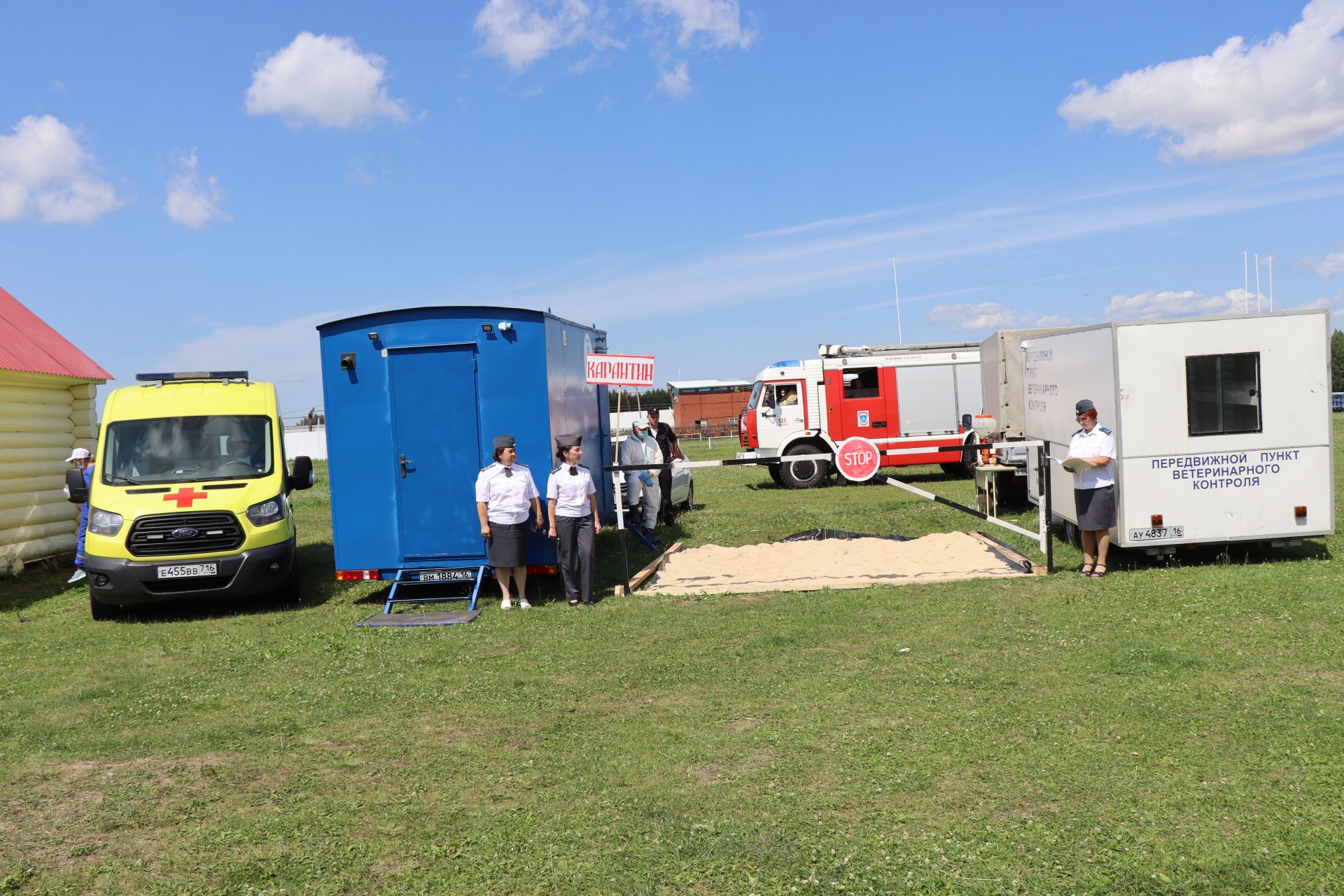 В Нурлате прошли Межрегиональные командно-штабные учения по ликвидации очага чумы мелких жвачных животных