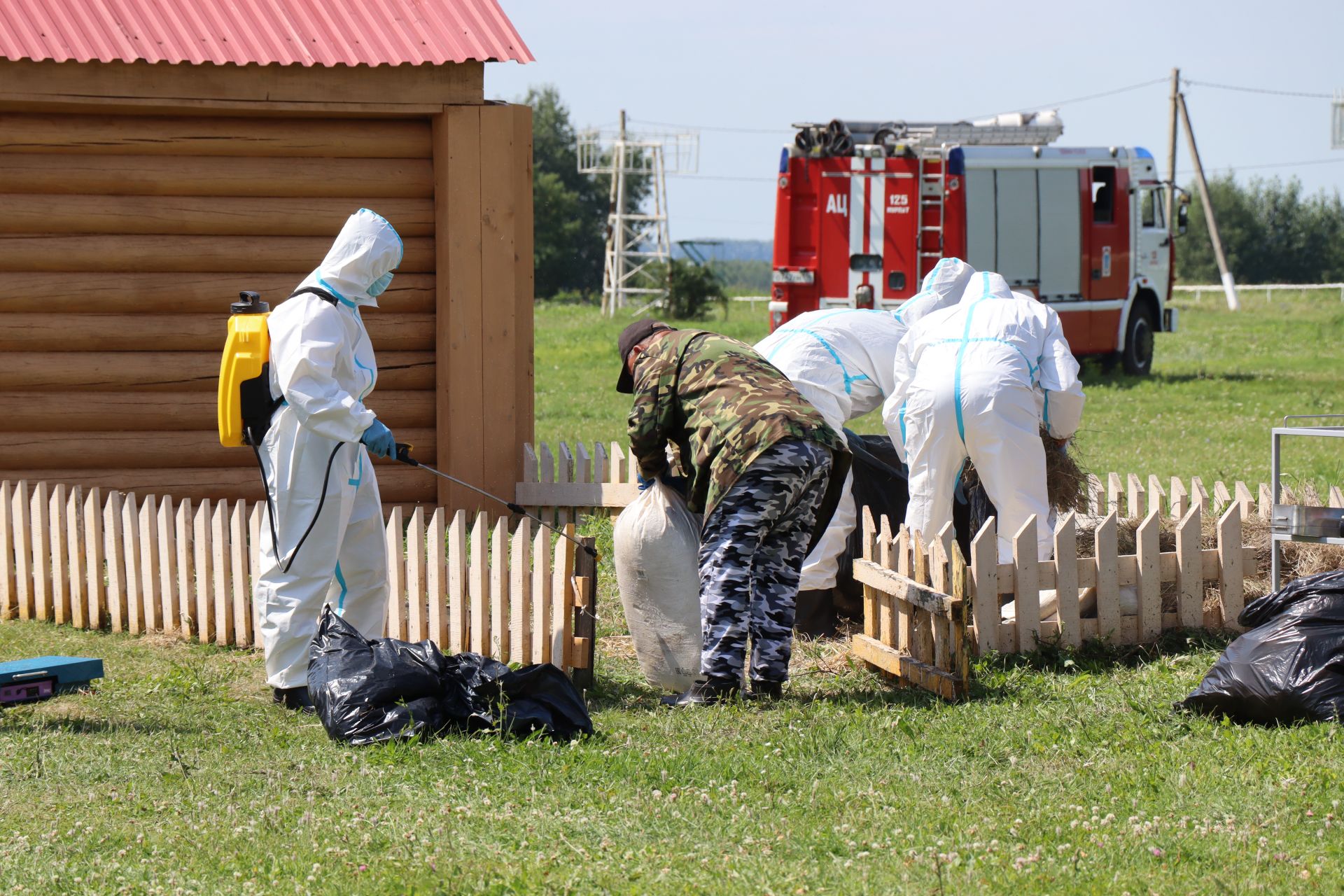В Нурлате прошли Межрегиональные командно-штабные учения по ликвидации очага чумы мелких жвачных животных