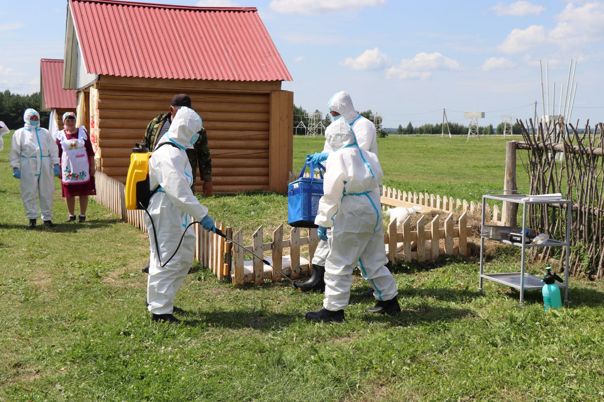 В Нурлате прошли Межрегиональные командно-штабные учения по ликвидации очага чумы мелких жвачных животных