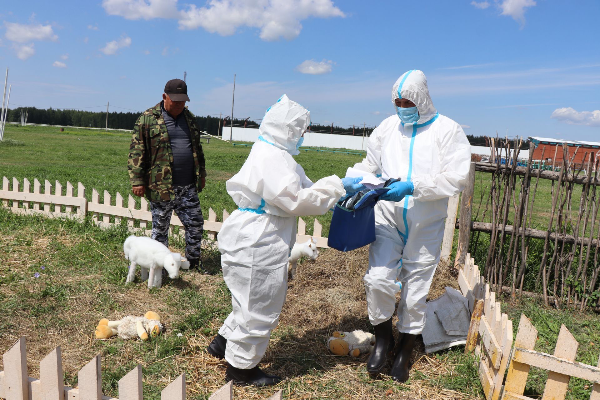 В Нурлате прошли Межрегиональные командно-штабные учения по ликвидации очага чумы мелких жвачных животных