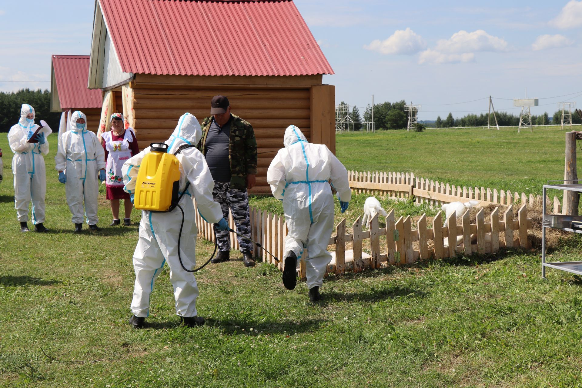 В Нурлате прошли Межрегиональные командно-штабные учения по ликвидации очага чумы мелких жвачных животных