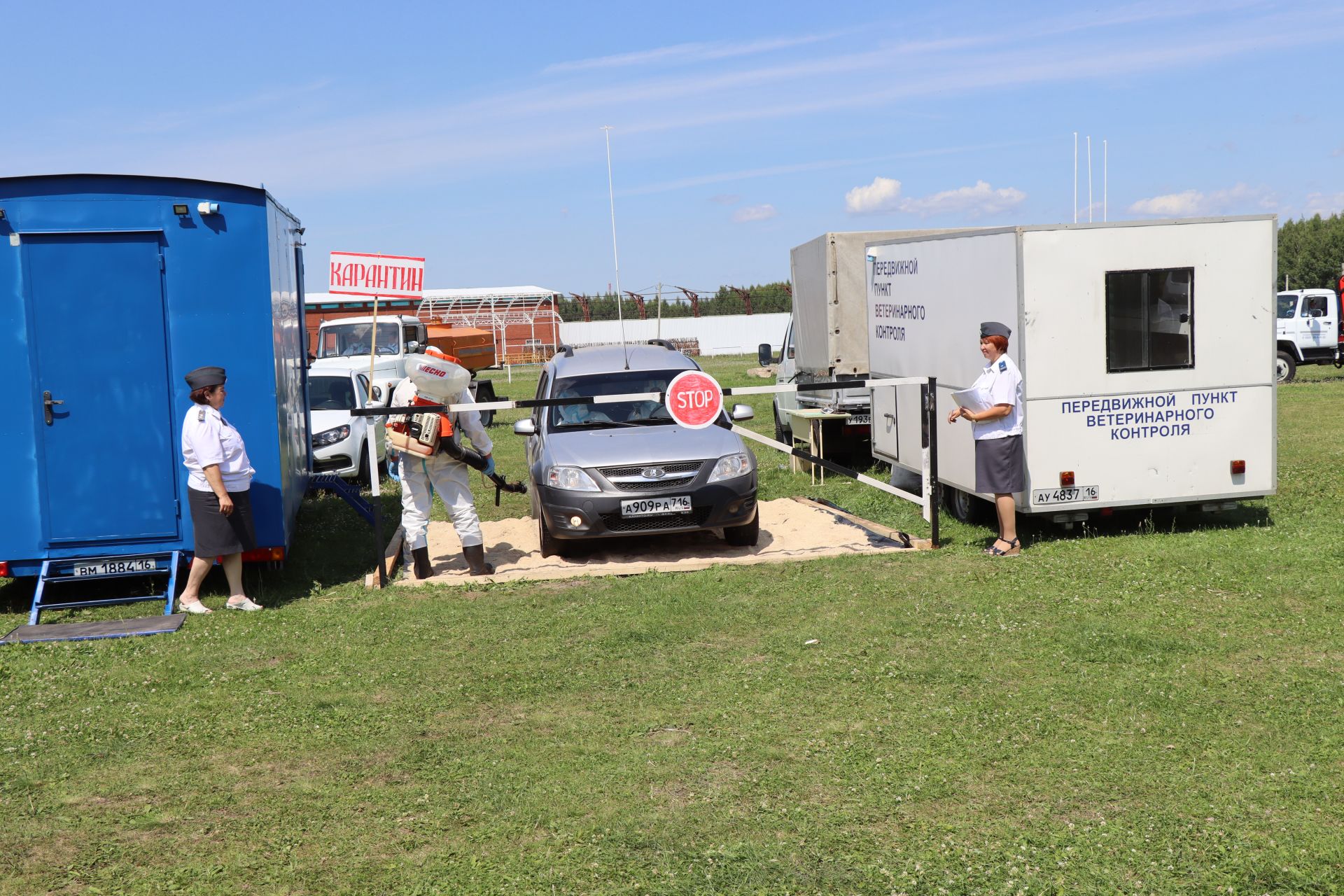 В Нурлате прошли Межрегиональные командно-штабные учения по ликвидации очага чумы мелких жвачных животных