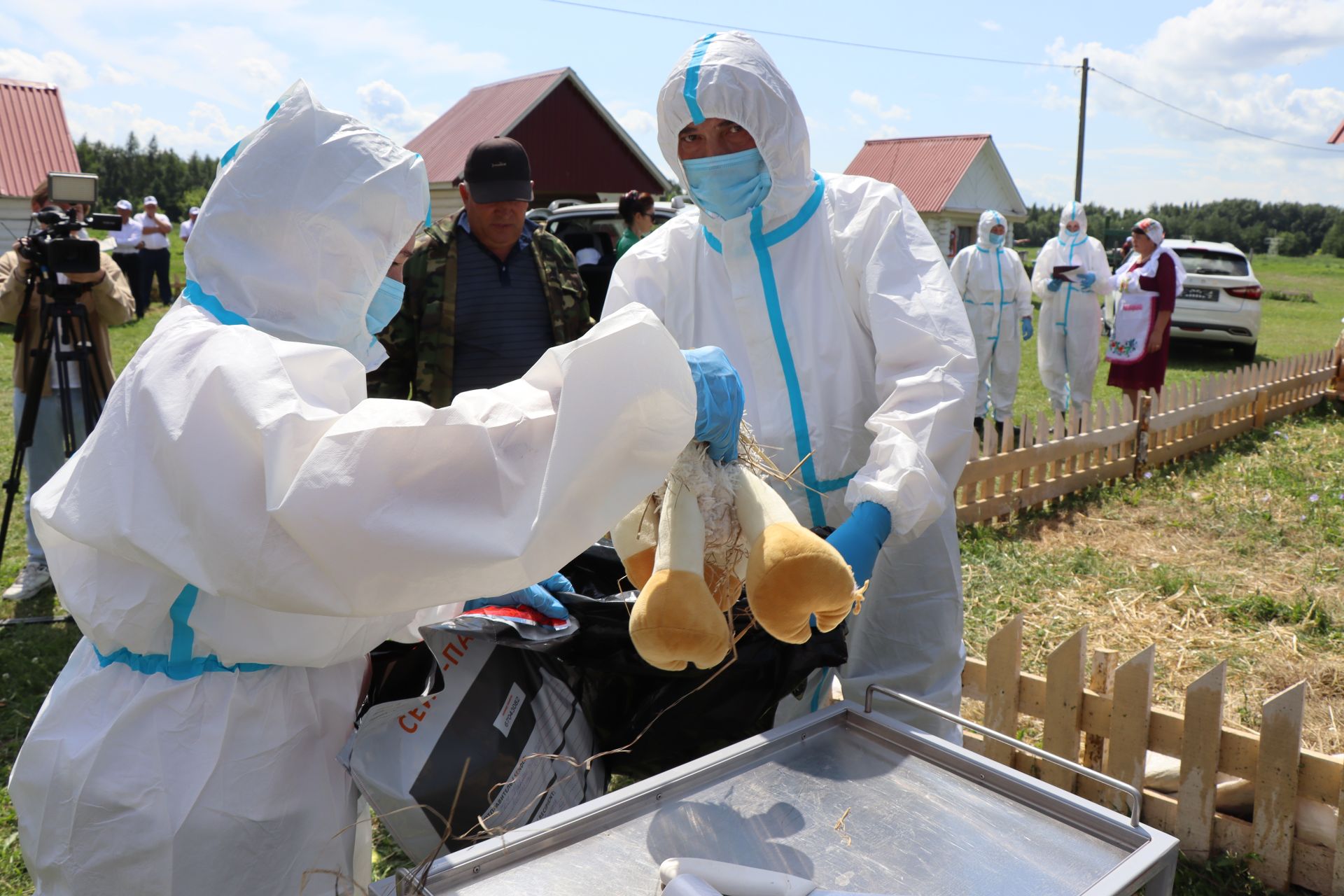 В Нурлате прошли Межрегиональные командно-штабные учения по ликвидации очага чумы мелких жвачных животных