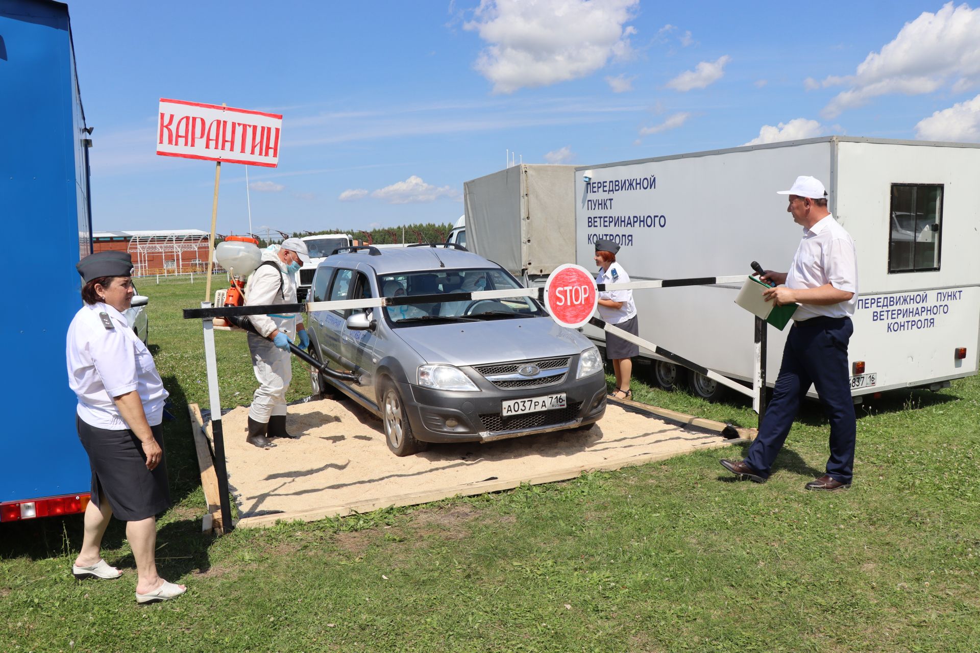 В Нурлате прошли Межрегиональные командно-штабные учения по ликвидации очага чумы мелких жвачных животных