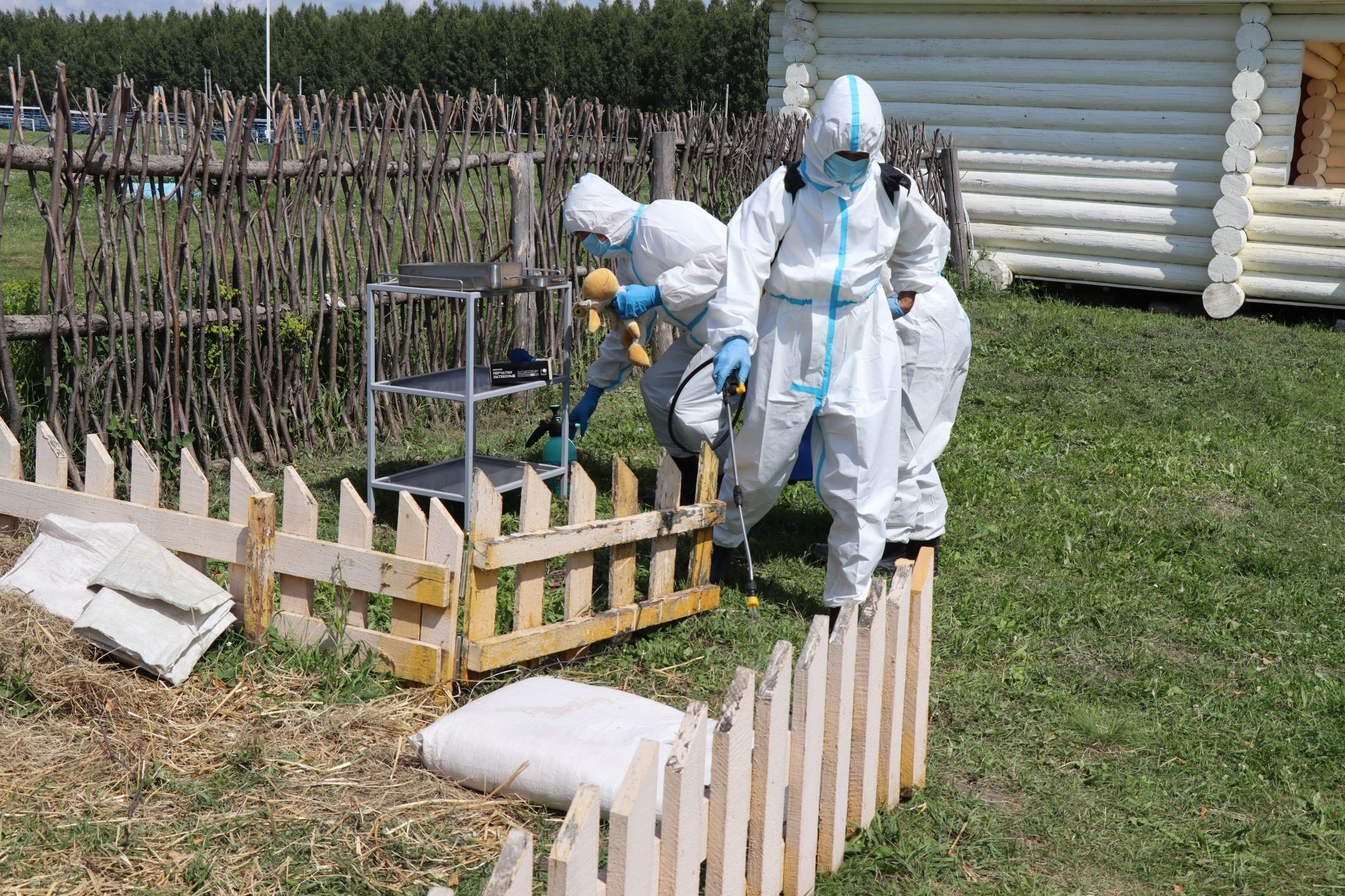 В Нурлате прошли Межрегиональные командно-штабные учения по ликвидации очага чумы мелких жвачных животных