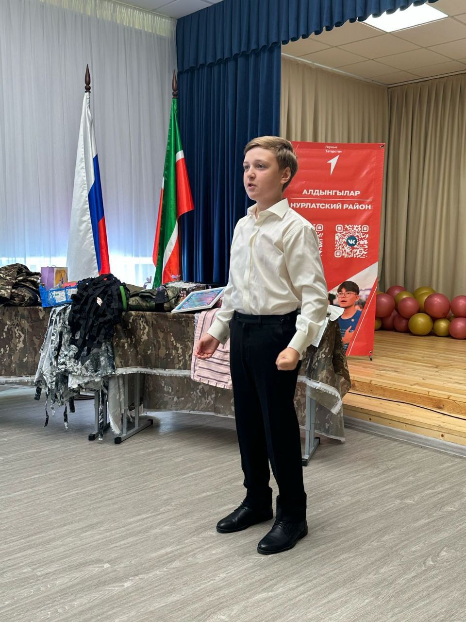 «Ангелы Донбасса»: в Нурлате почтили память погибших детей и встретились с героем СВО