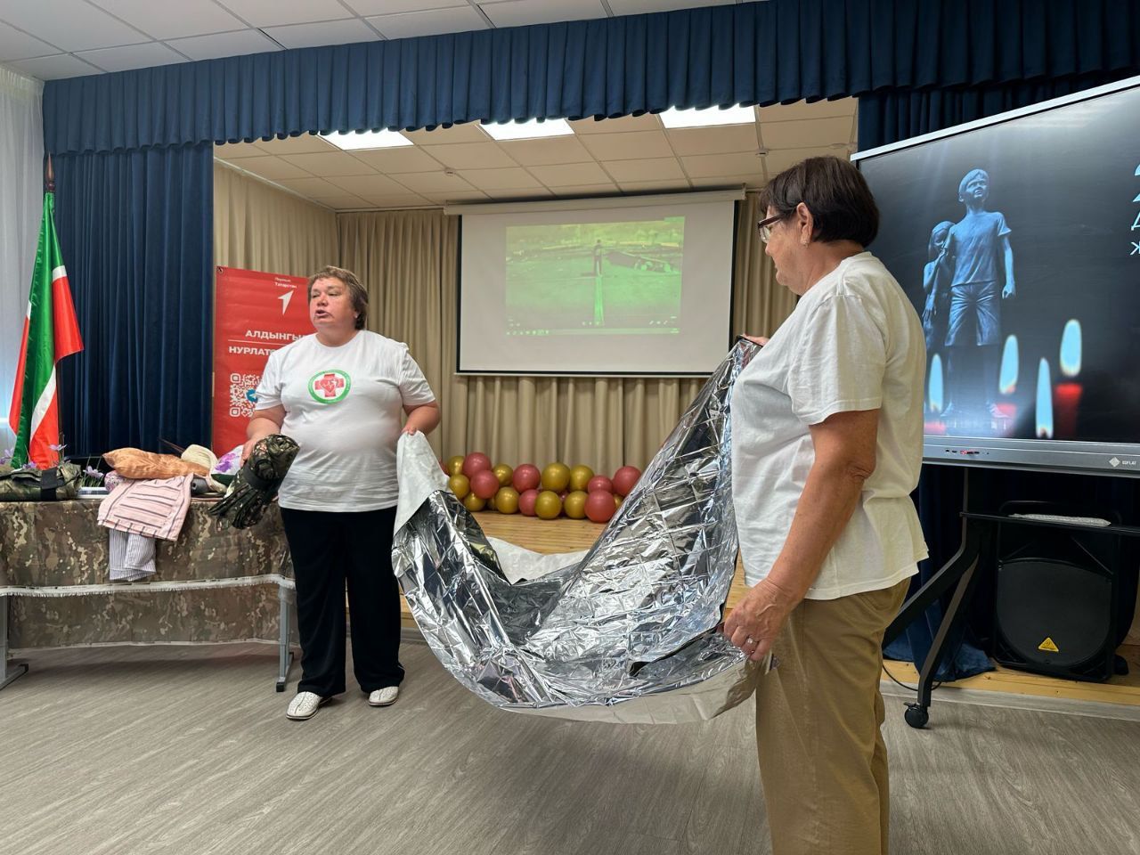 «Ангелы Донбасса»: в Нурлате почтили память погибших детей и встретились с героем СВО