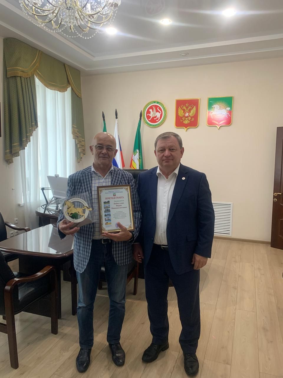 Успешный земляк Фарит Набиуллин посетил родной Нурлатский район