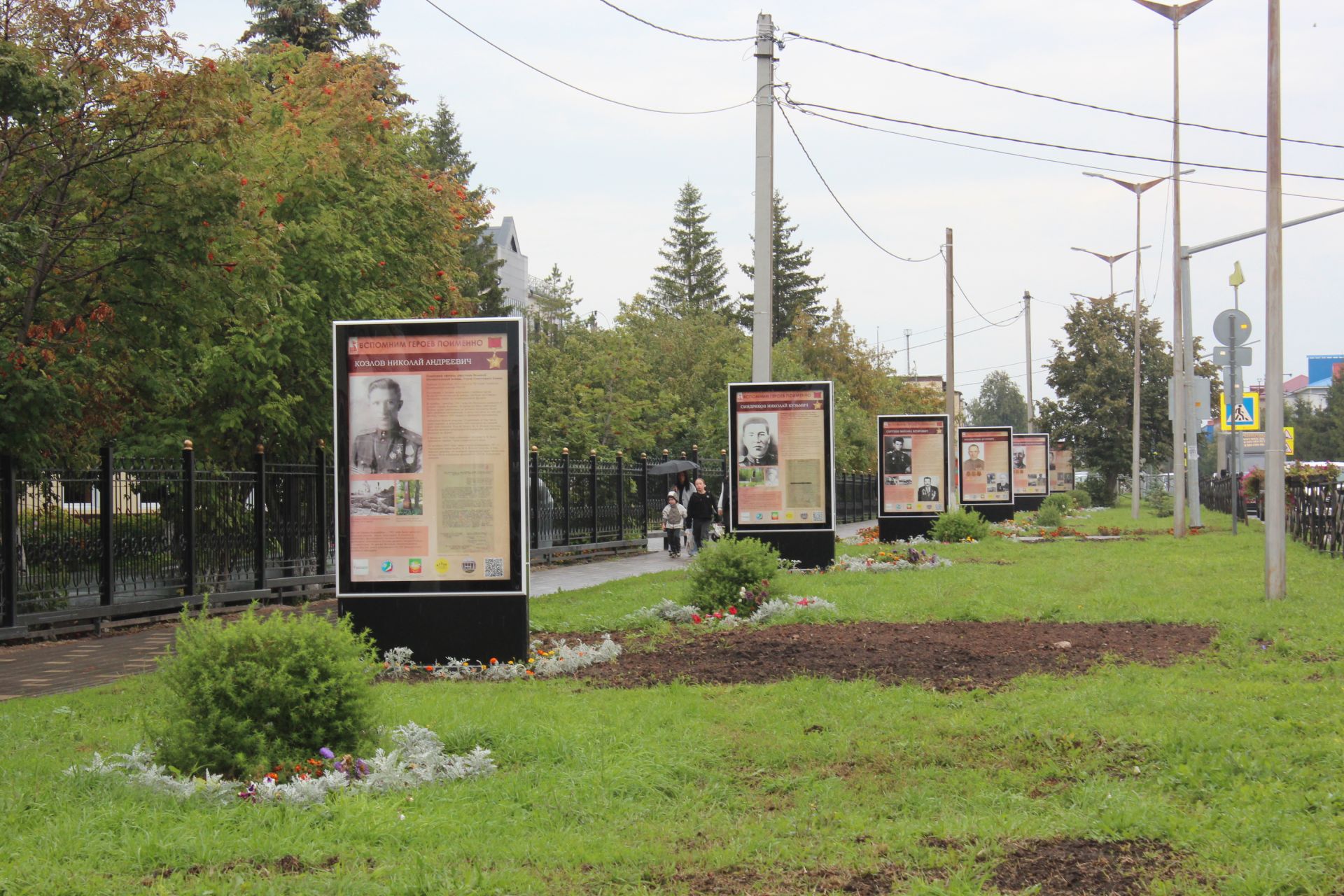 В Нурлате открылась уличная галерея земляков-героев Великой Отечественной войны