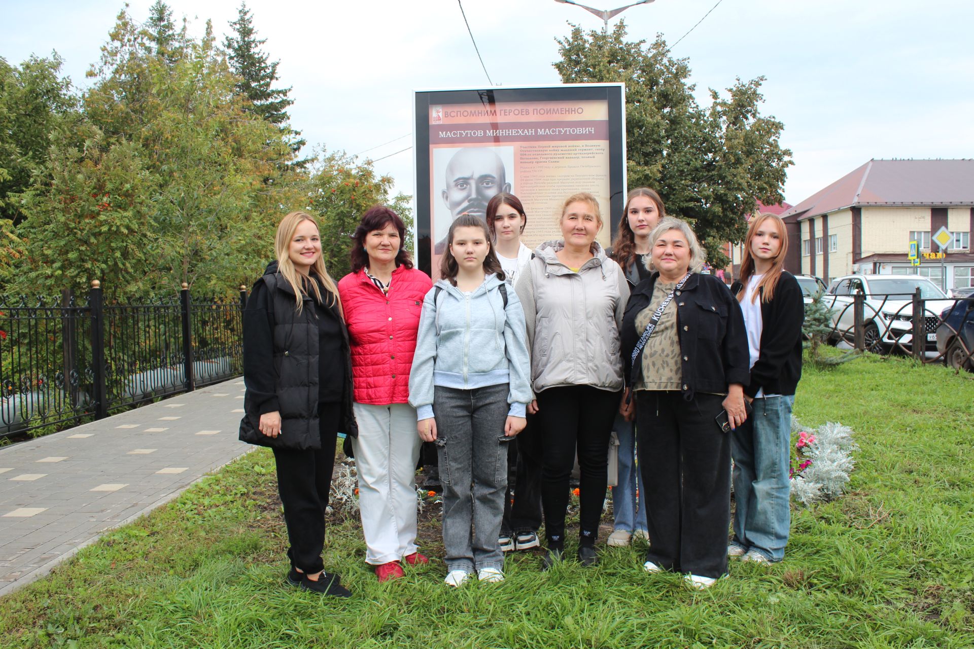 В Нурлате открылась уличная галерея земляков-героев Великой Отечественной войны