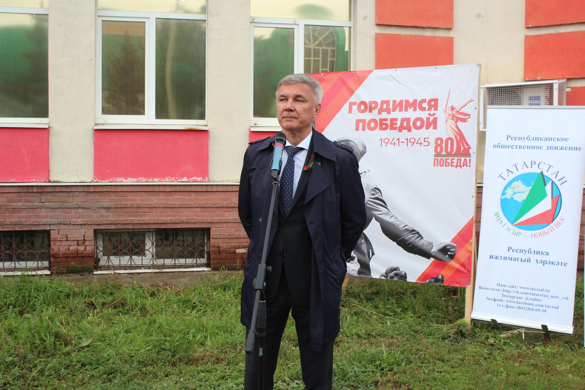 В Нурлате открылась уличная галерея земляков-героев Великой Отечественной войны