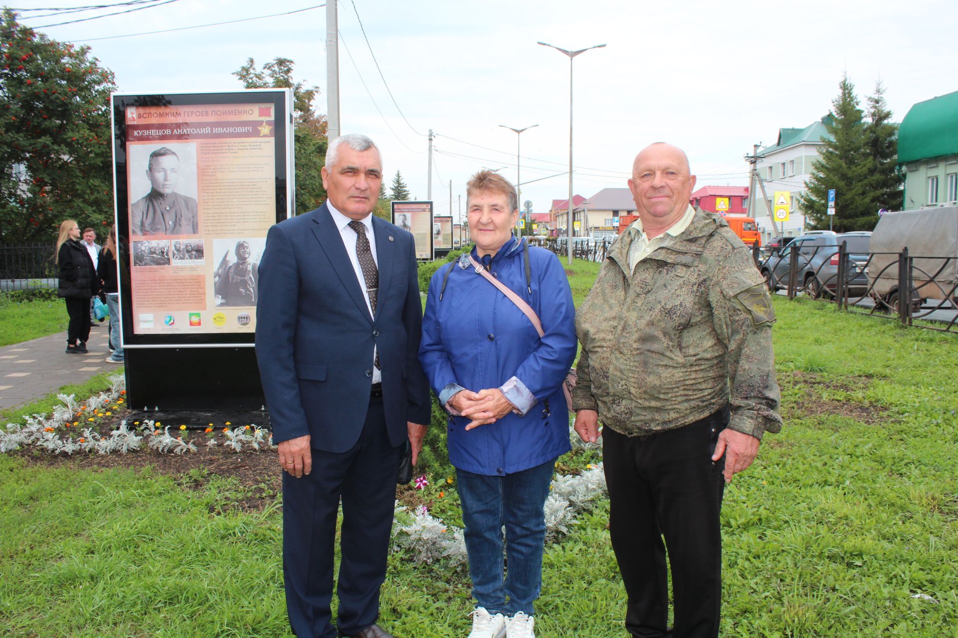 В Нурлате открылась уличная галерея земляков-героев Великой Отечественной войны