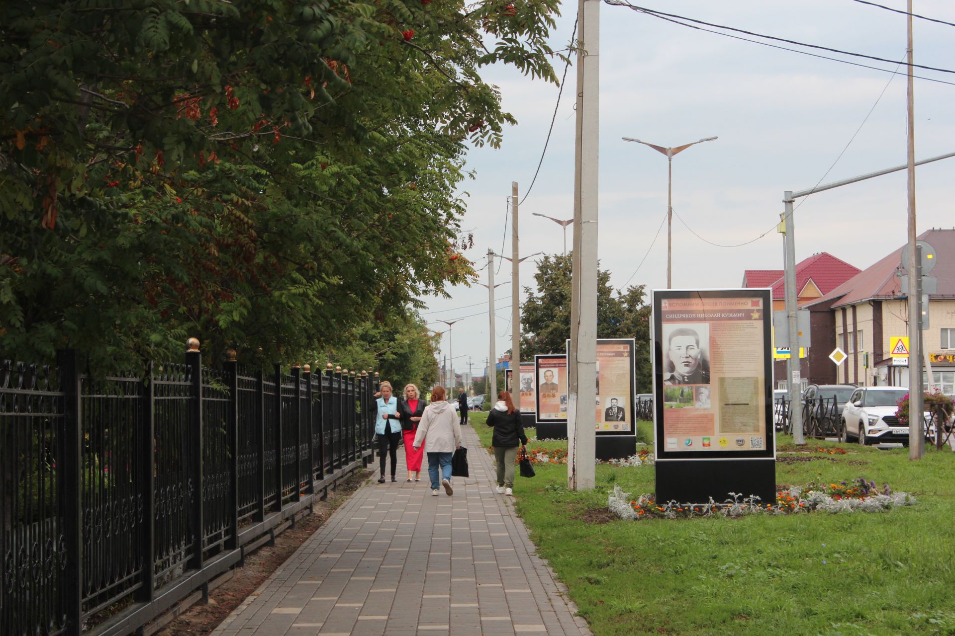 В Нурлате открылась уличная галерея земляков-героев Великой Отечественной войны