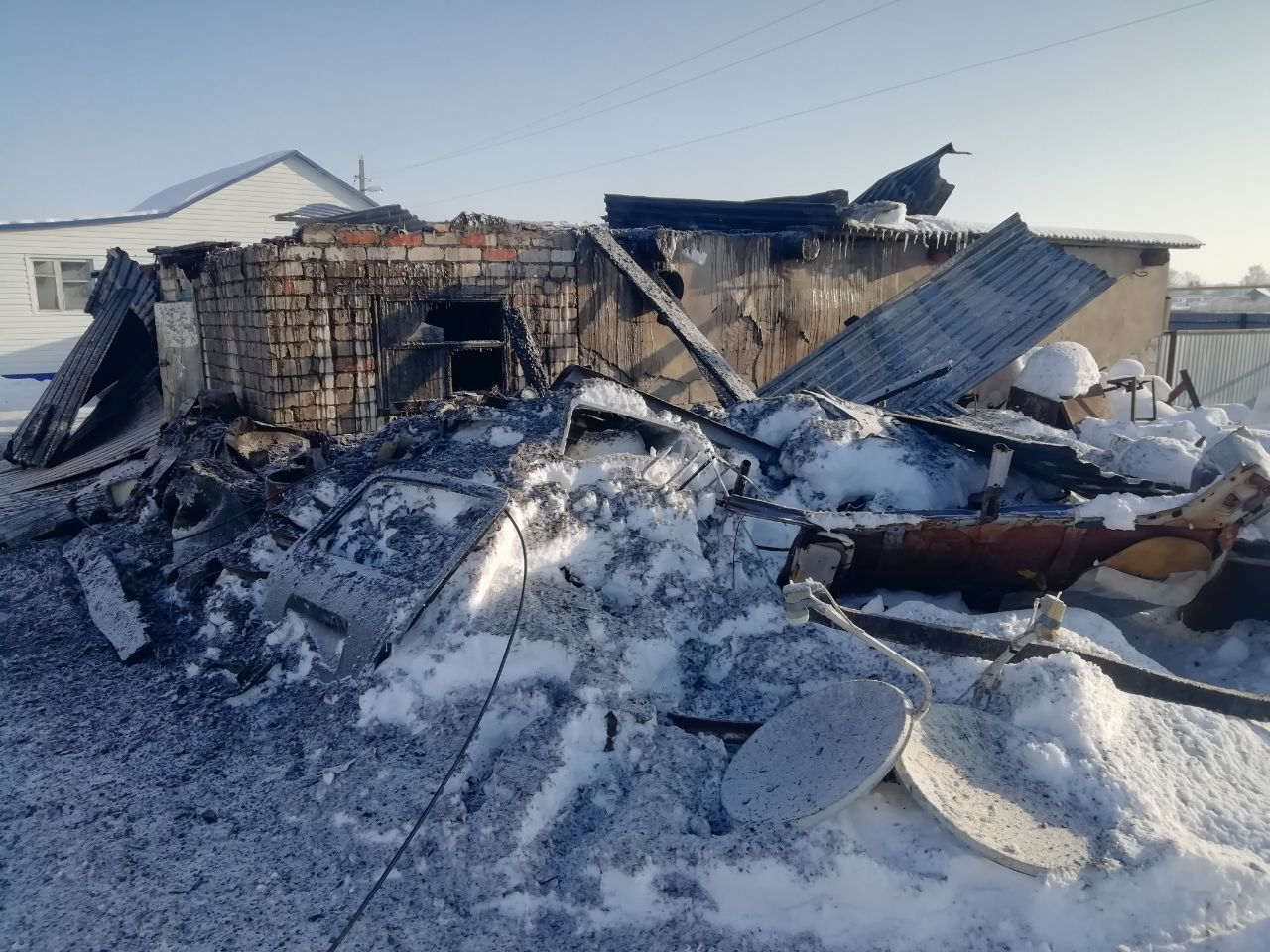 В Нурлатском районе ликвидирован пожар в частном гараже