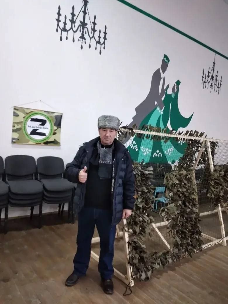 «Сети защиты»: в Нижнем Нурлате плетут маскировку для бойцов