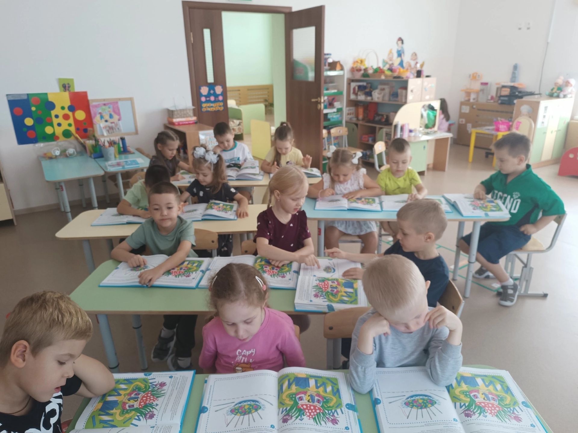 Воспитанники детсада «Буратино» освоили счёт через игру
