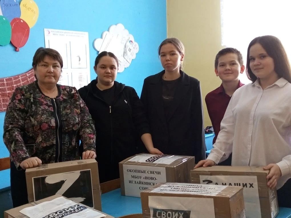 Огоньки добра и тепла: новоиглайкинские школьники поддержали бойцов СВО окопными свечами