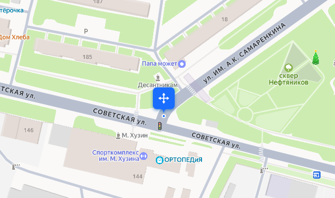 В Нурлате на перекрестке Самаренкина и Советская временно отключен светофор