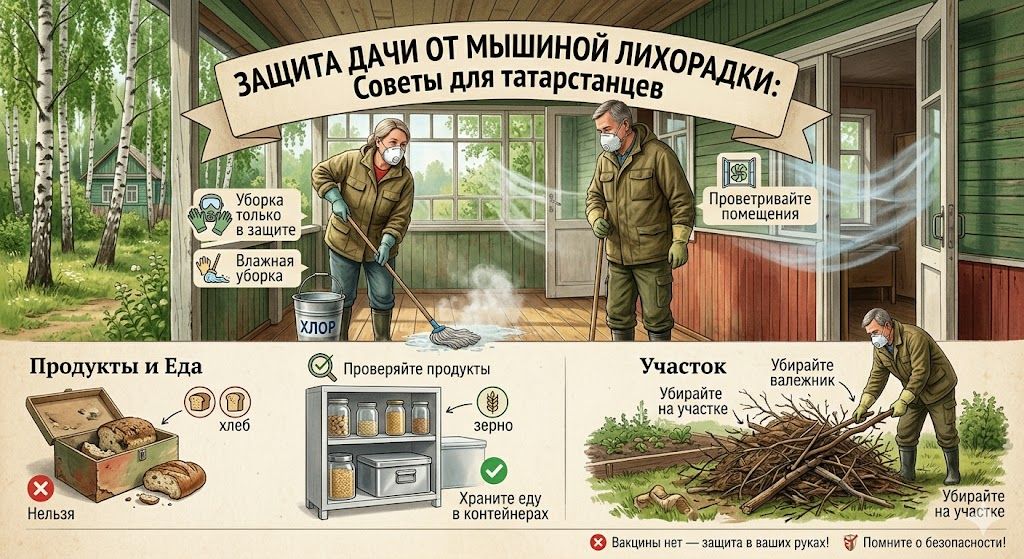 Защита дачи от мышиной лихорадки: советы для нурлатсцев