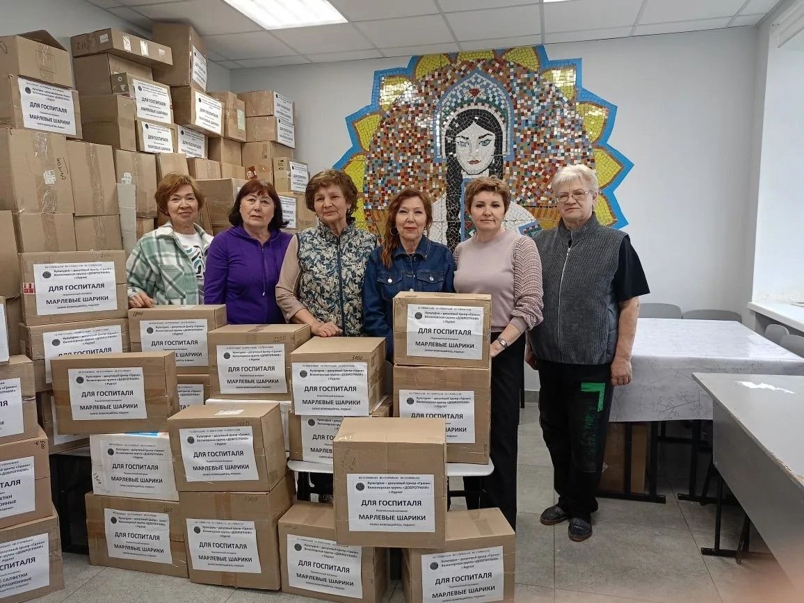 «Доброграни» Нурлата собрали 45 200 перевязочных материалов для госпиталей