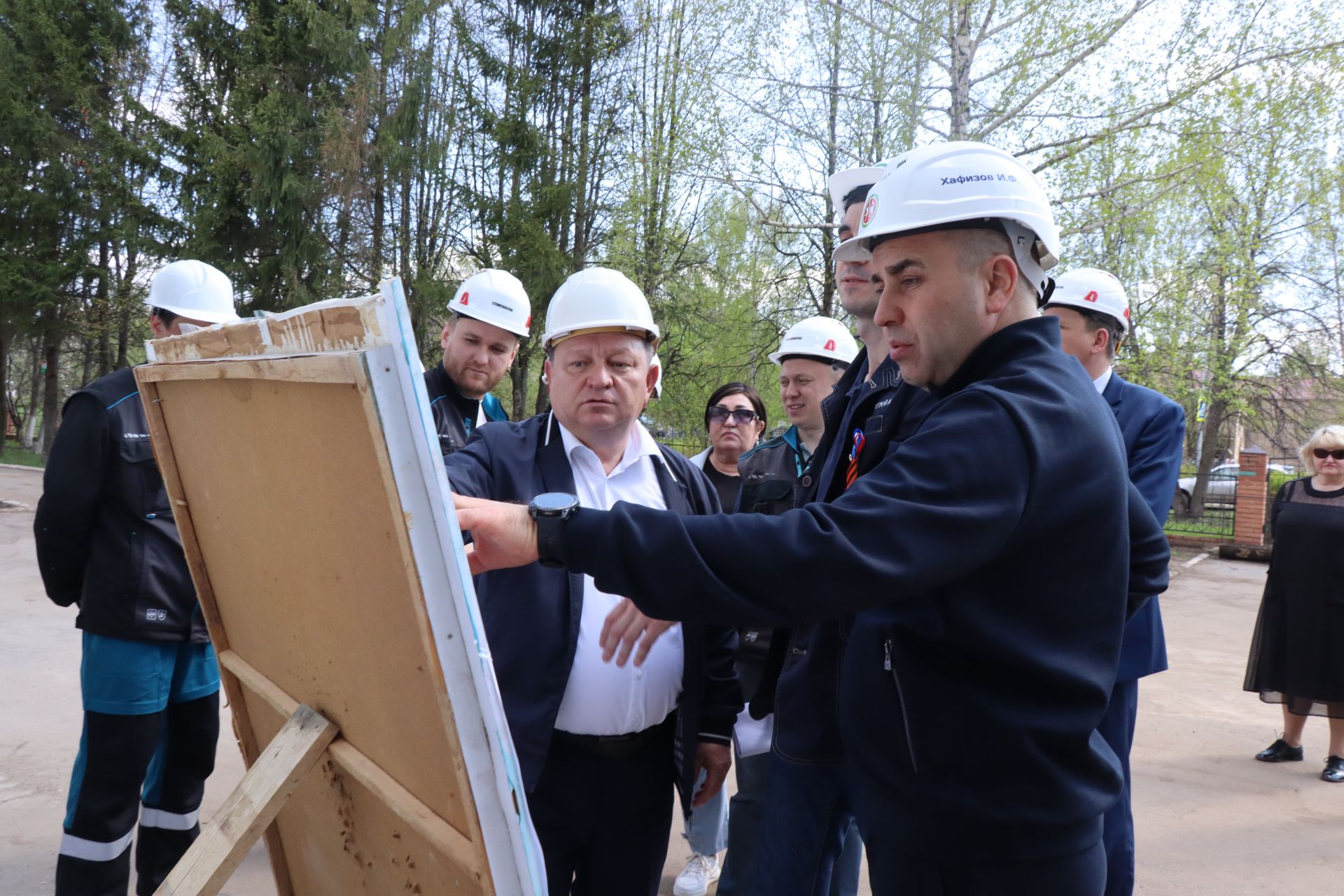 Нурлат с рабочим визитом посетил директор ГИСУ РТ Ильнар Хафизов