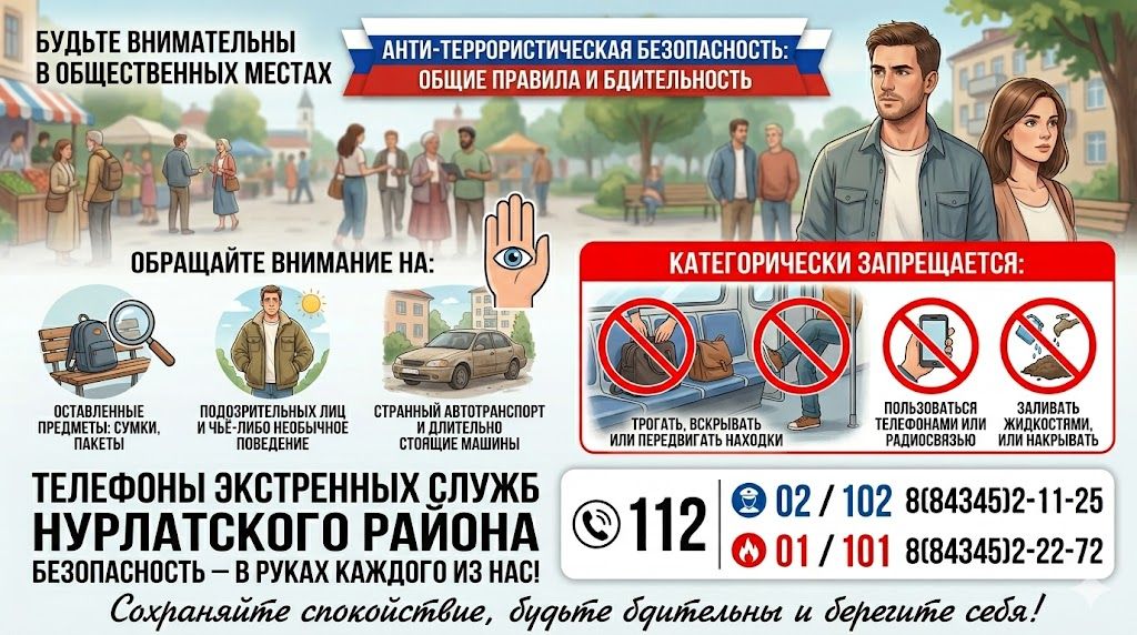 Антитеррористическая безопасность: общие правила и бдительность
