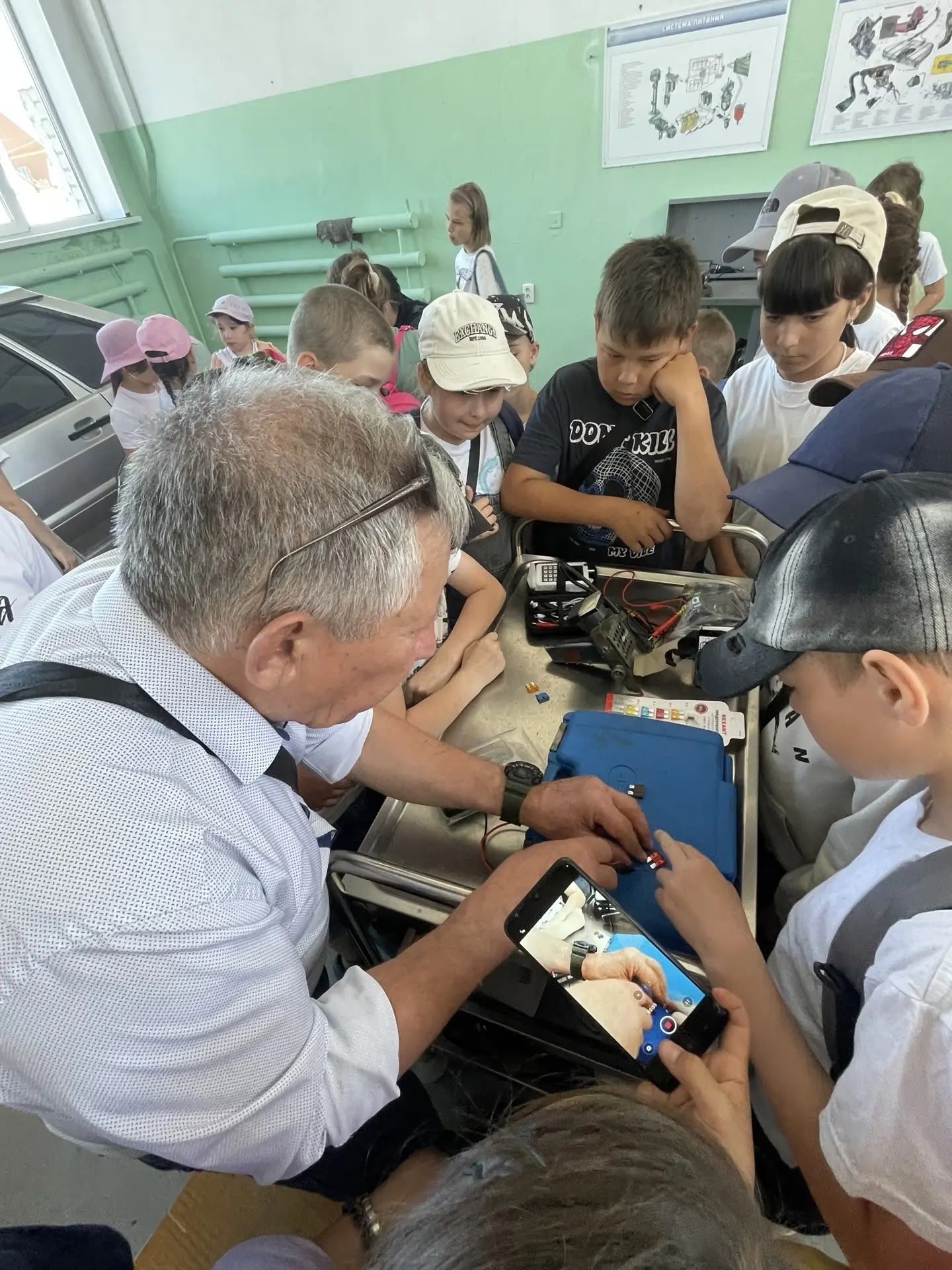 Школьники из «Мечты» опробовали тренажеры в Нурлатском техникуме