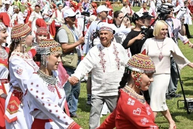 Нурлатская делегация зажгла на чувашском Уяве в Черемшане