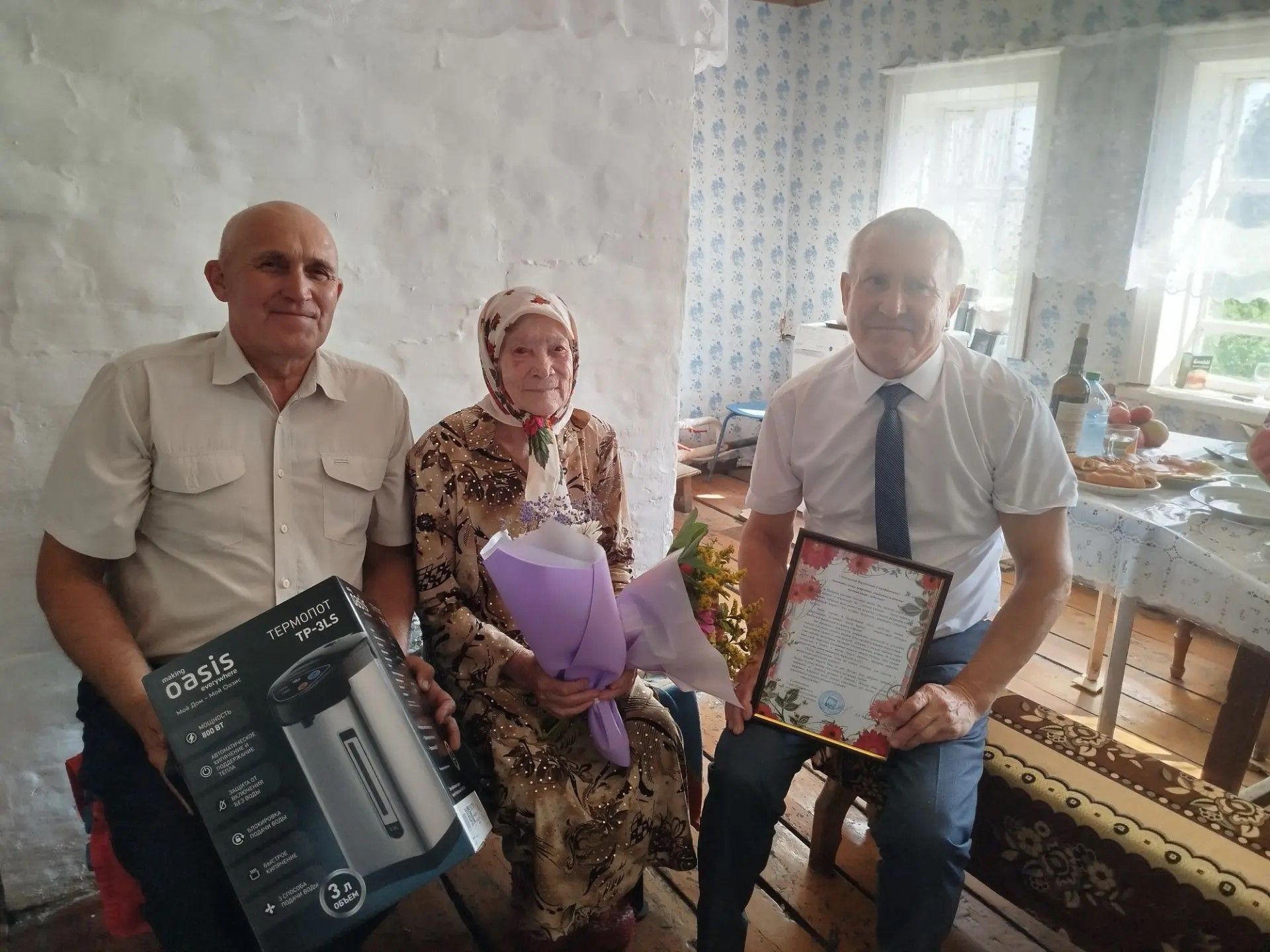 В Нурлатском районе отметила 90-летний юбилей Валентина Имукова