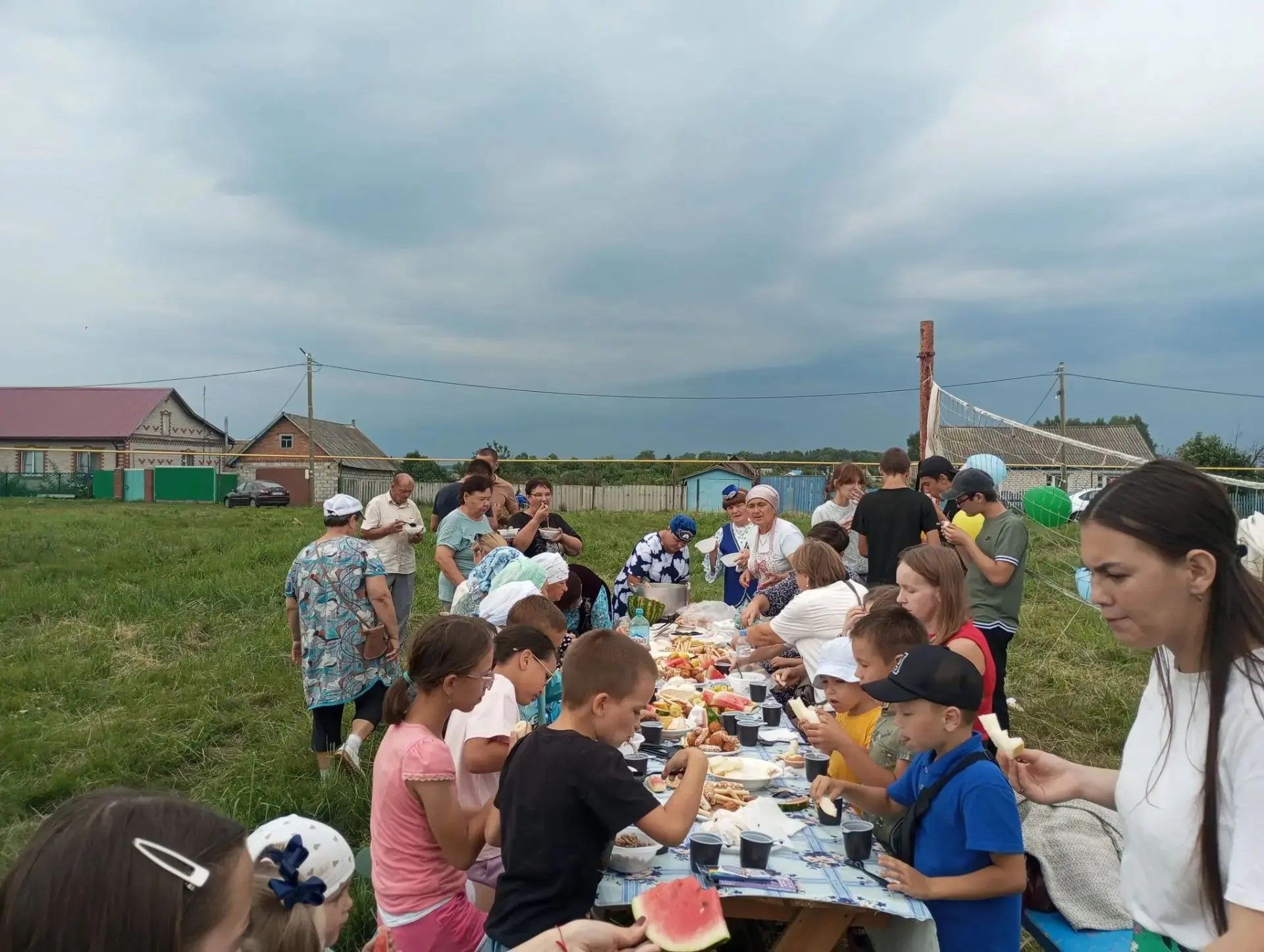 Староальметьевские дети отпраздновали Сабантуй на каникулах
