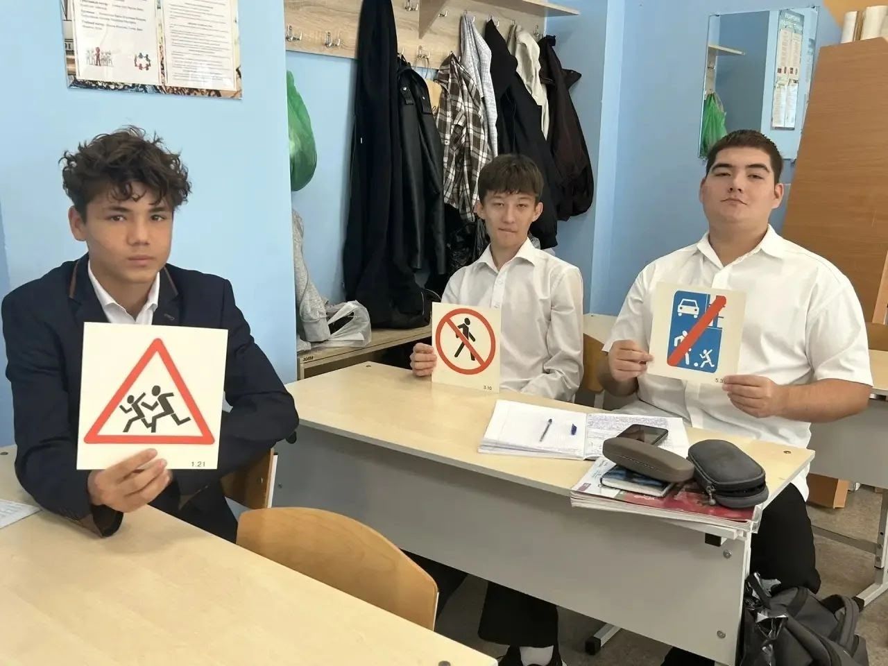 В школе №1 Нурлата прошел Единый день безопасности дорожного движения